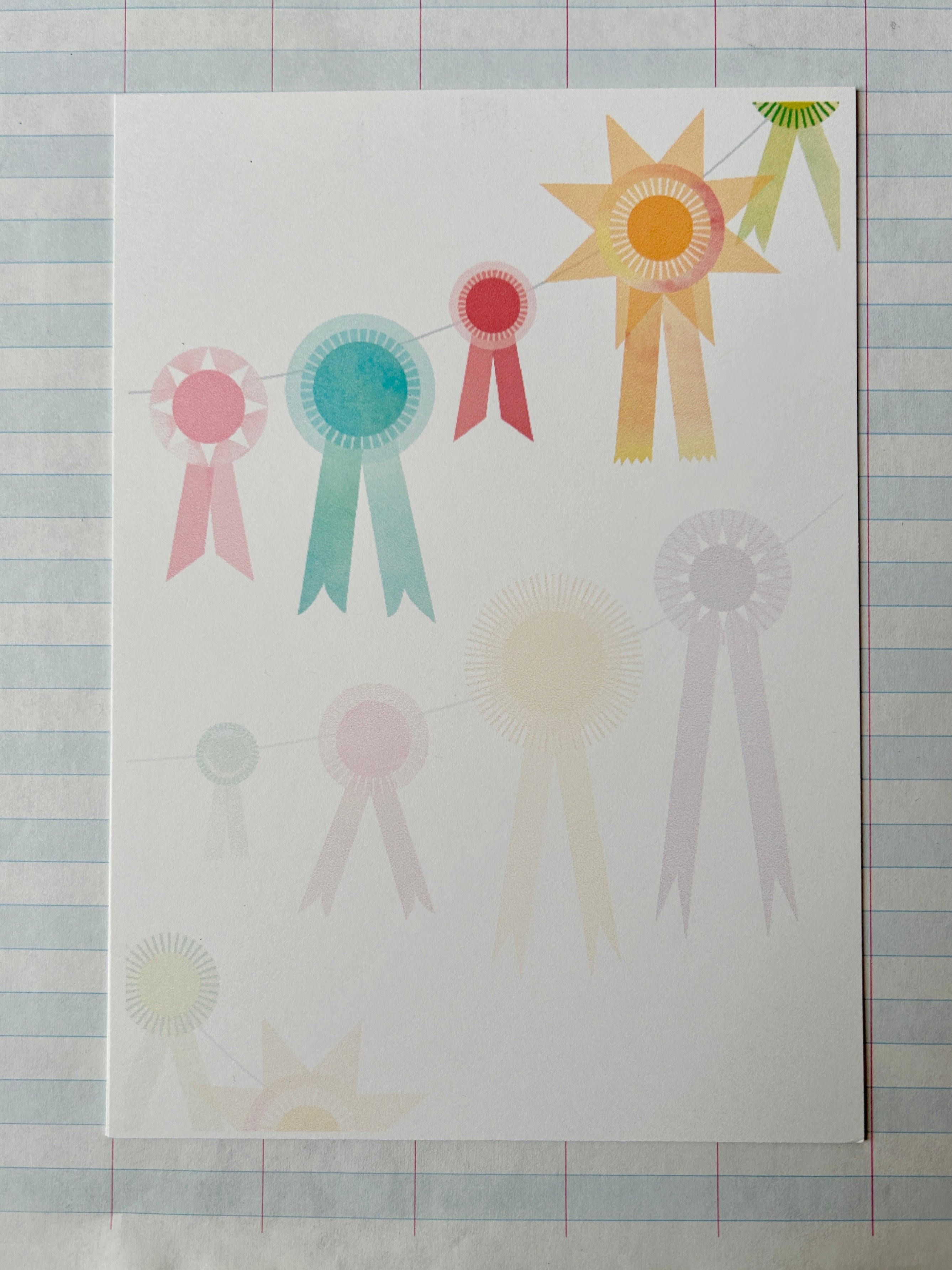 Prize Ribbon Stationery Set