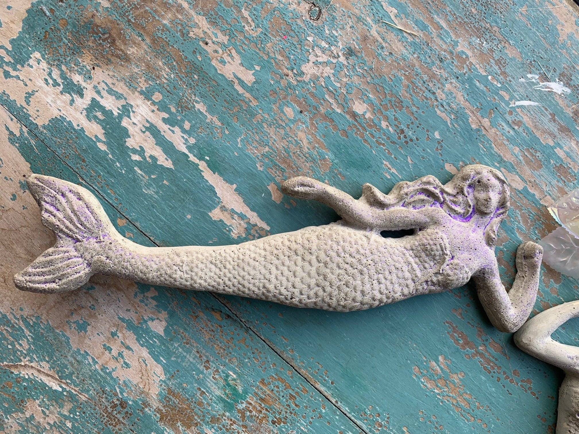 Concrete Mermaid Ornament - PARCEL