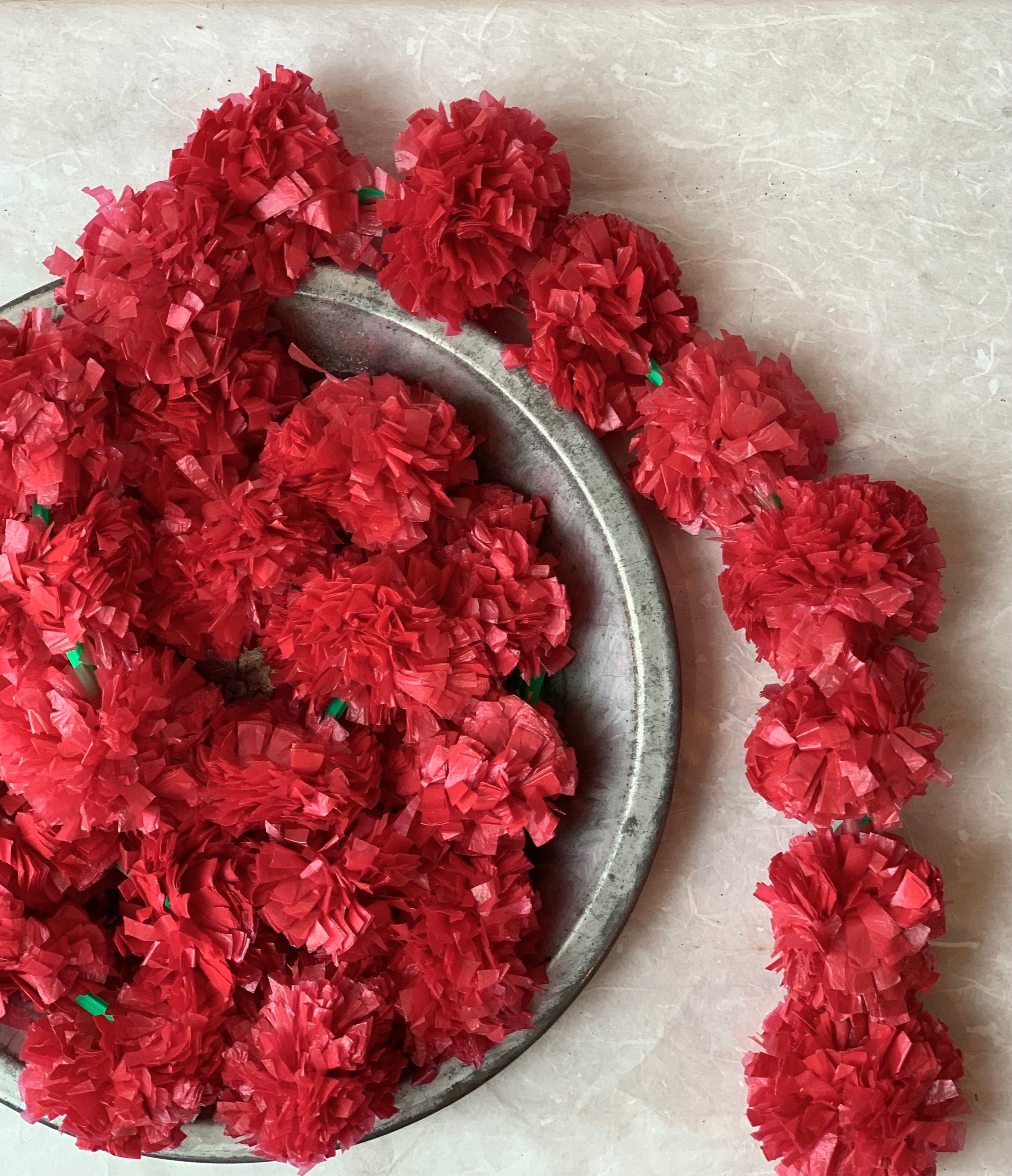 Fluffy PomPom Garland