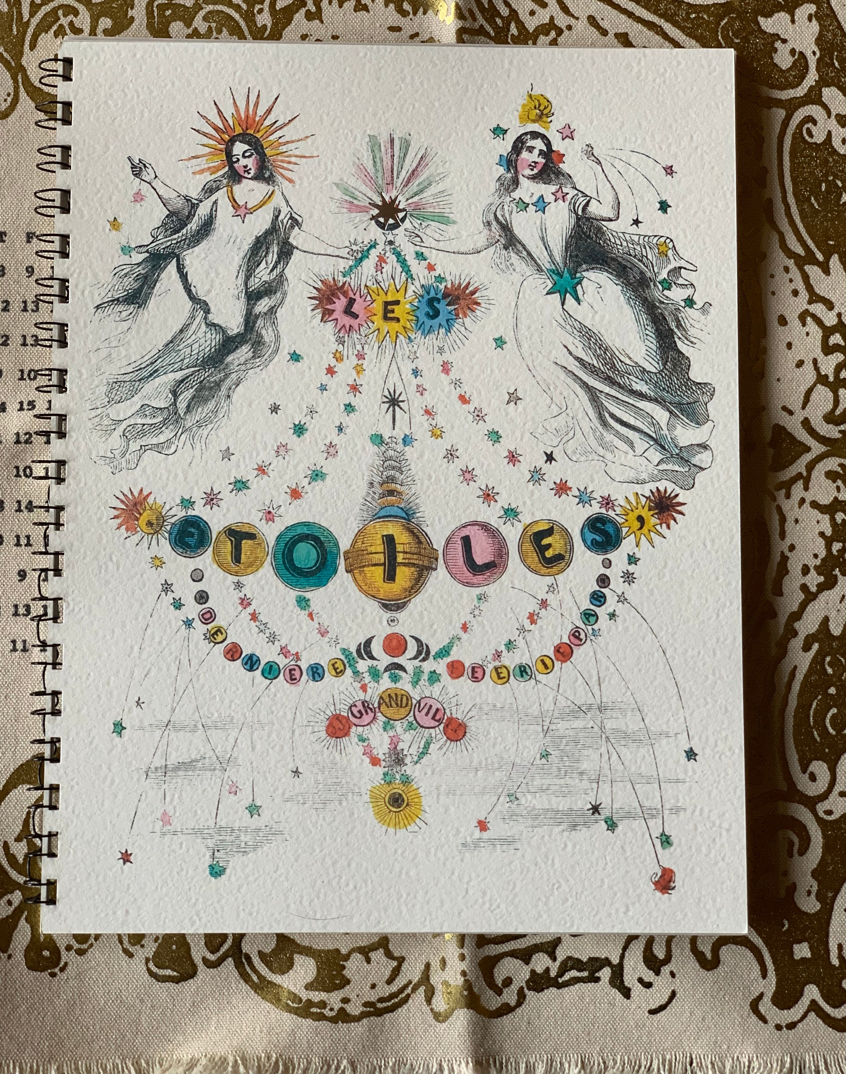 ‘Les Etoiles’ Handmade Notebook