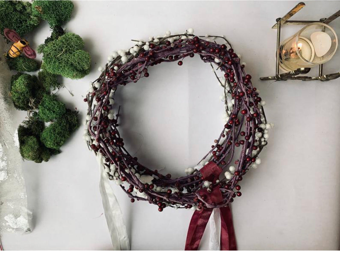 Sugared Berry Wreath