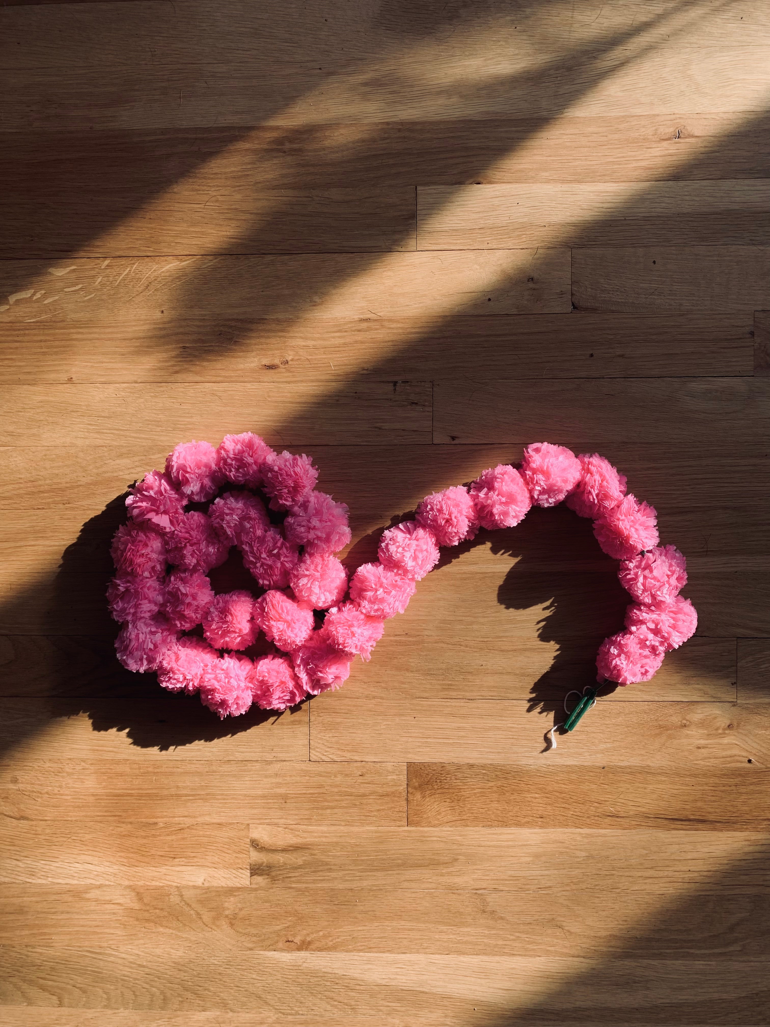 Fluffy PomPom Garland