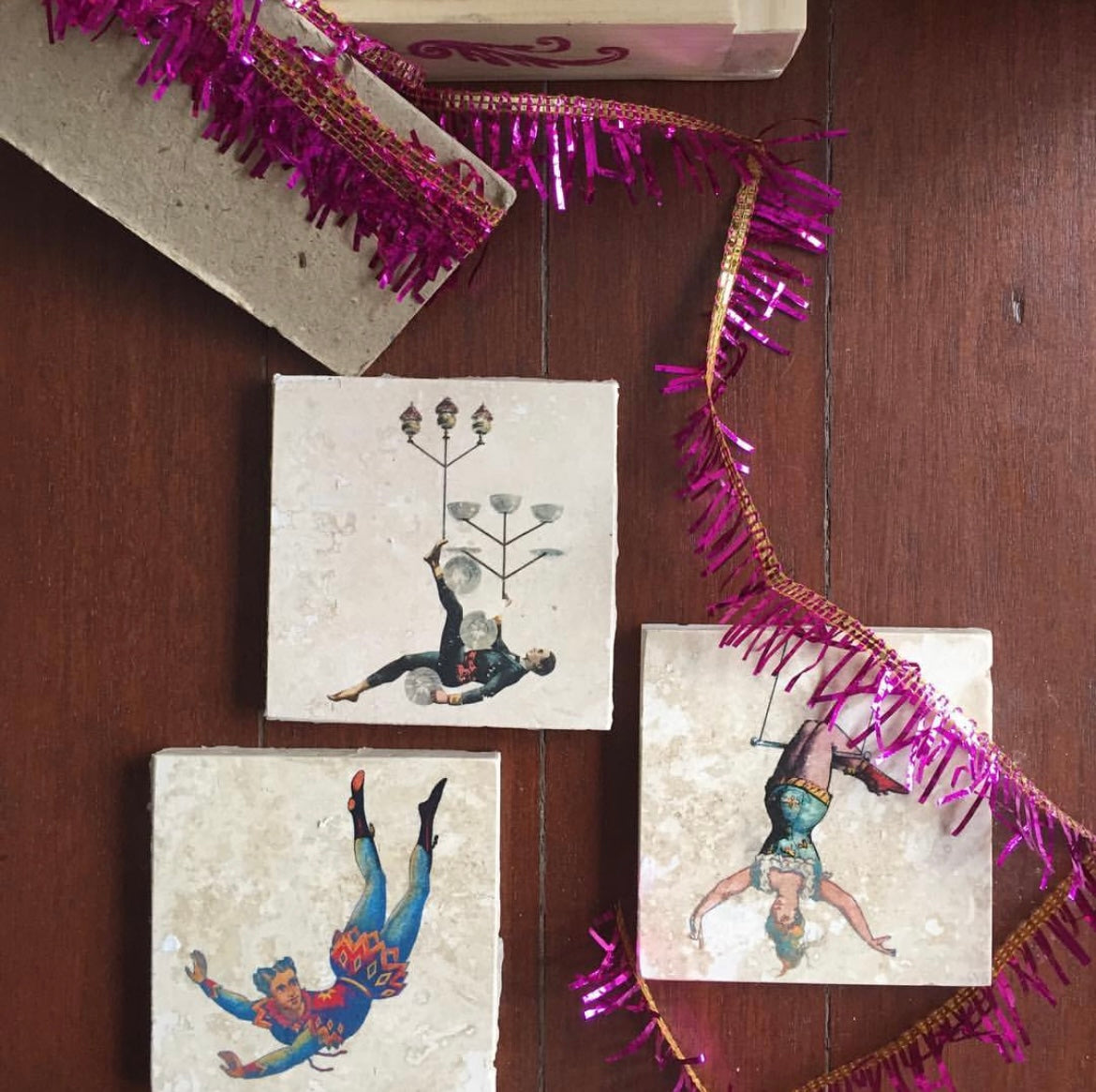 Flying Circus Handmade Tiles