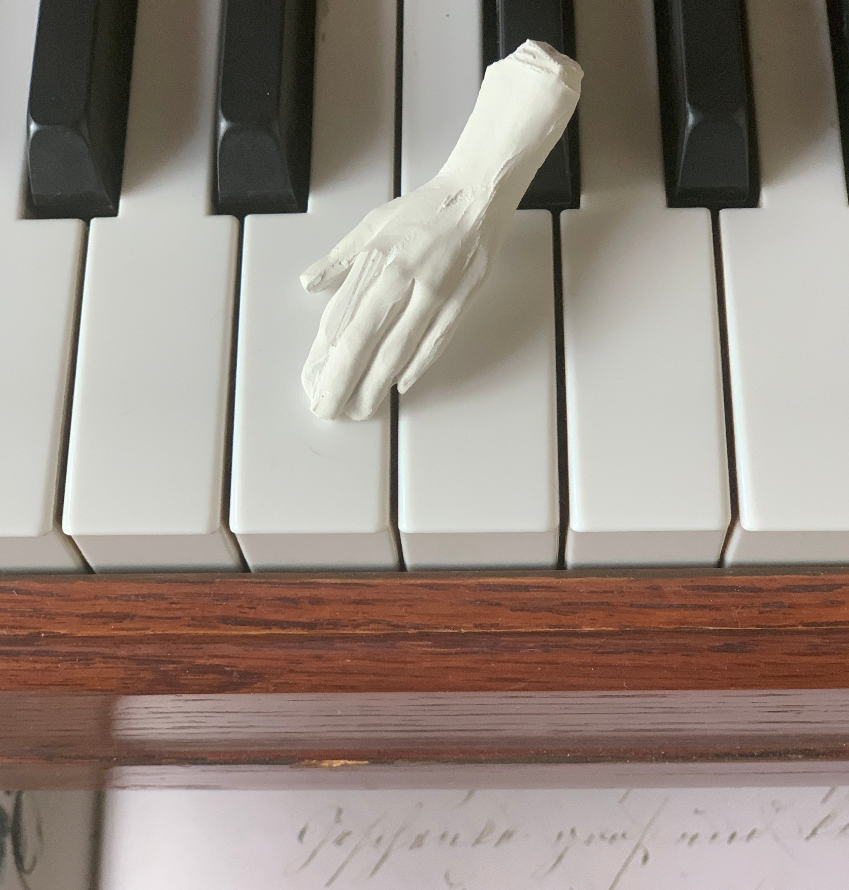 {Put Your Tiny Hand in Mine} Plaster Hand