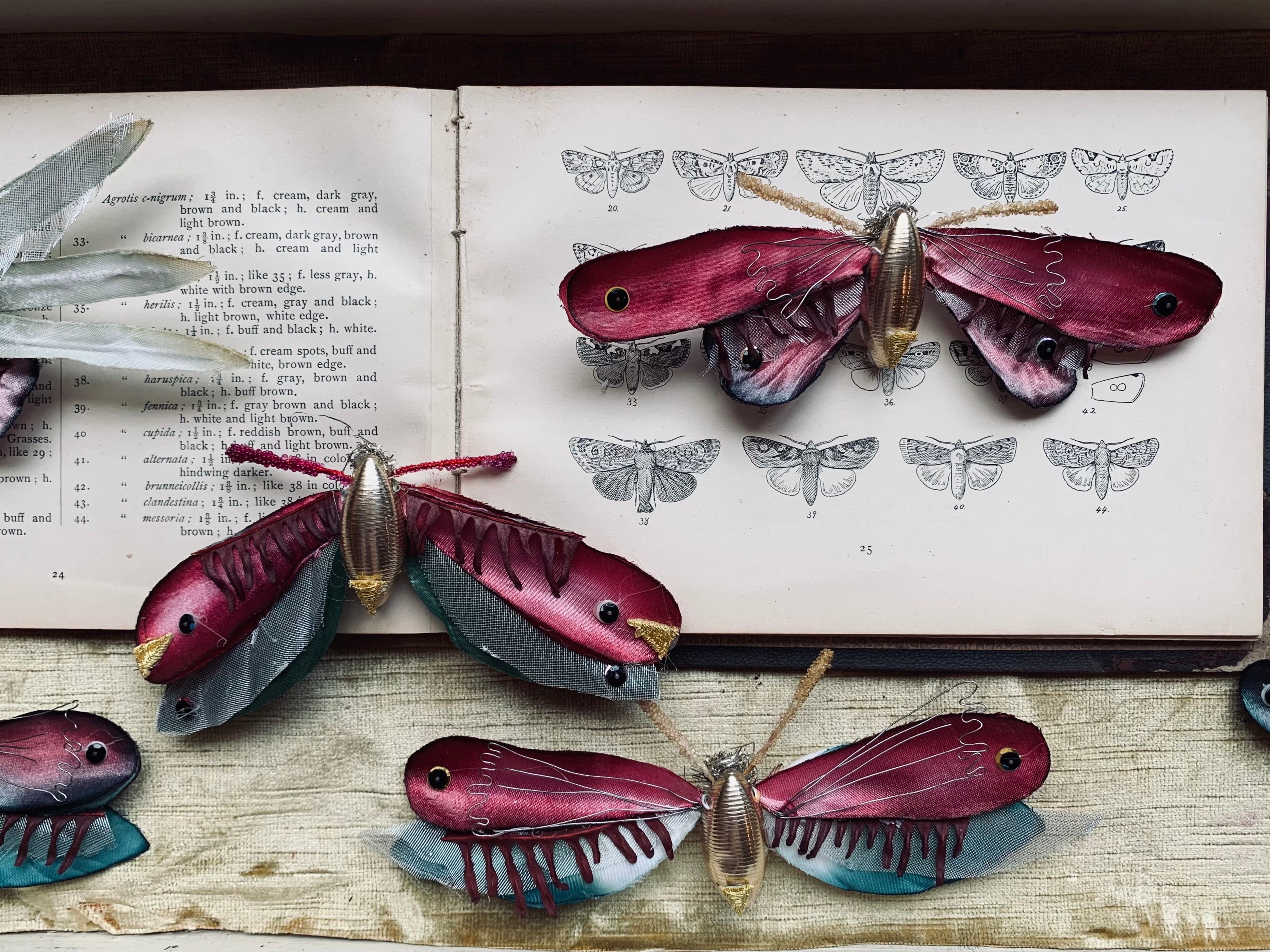 Parcel Handmade Moth Pins