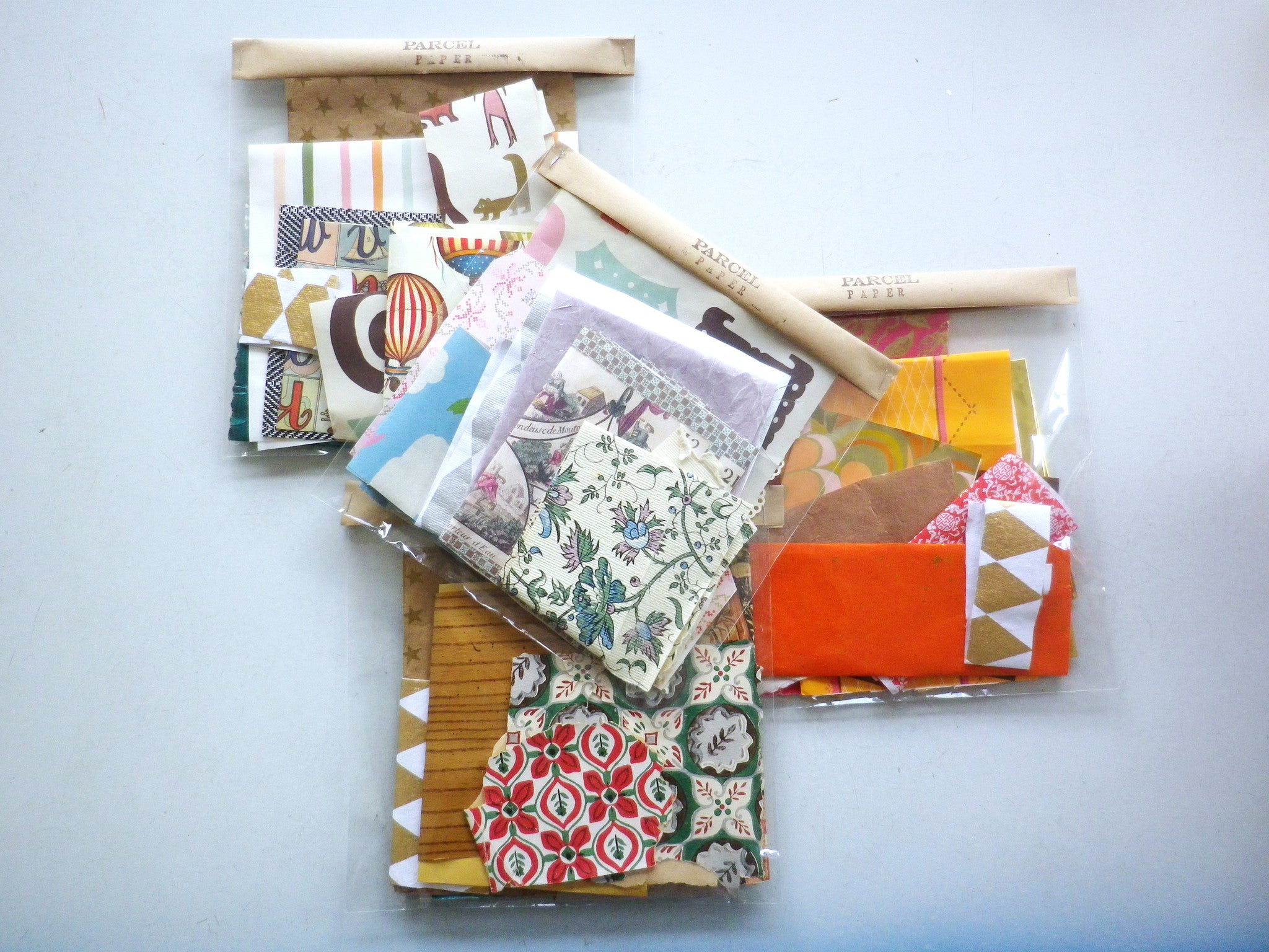 Paper Scrap Parcels - PARCEL