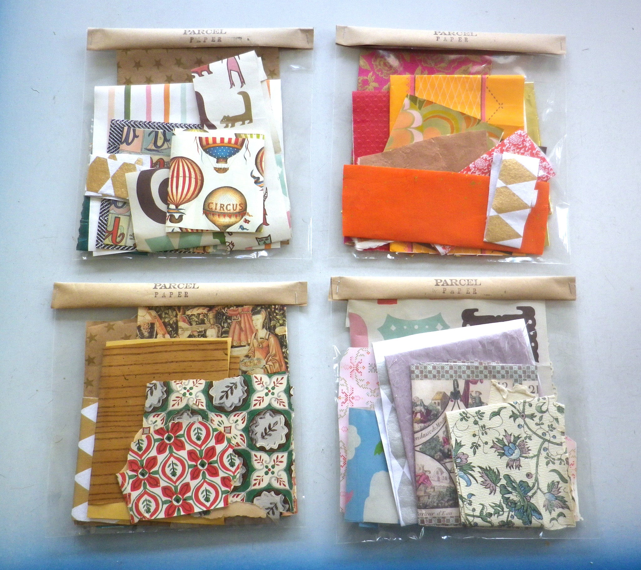 Paper Scrap Parcels - PARCEL