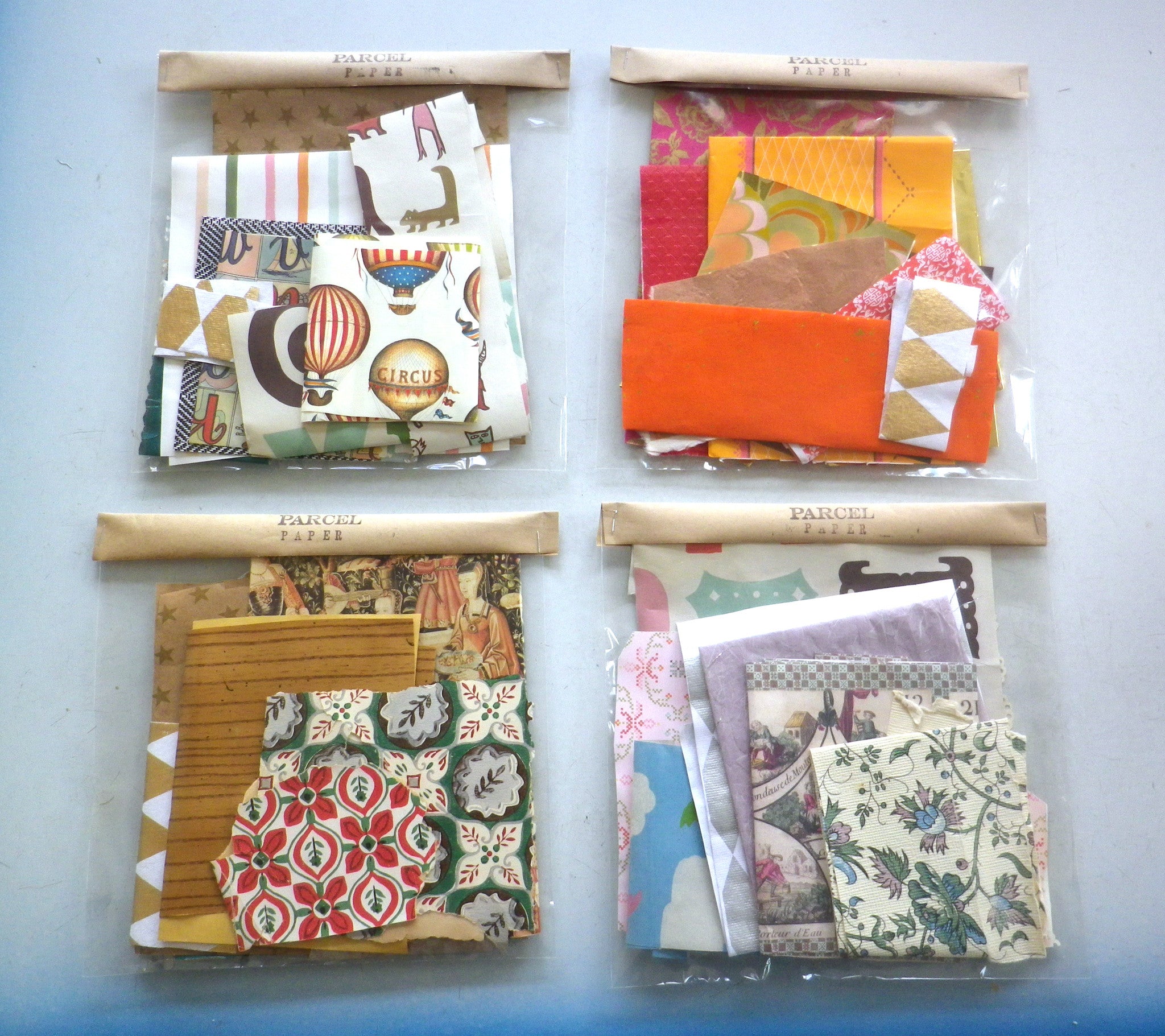 Paper Scrap Parcels - PARCEL