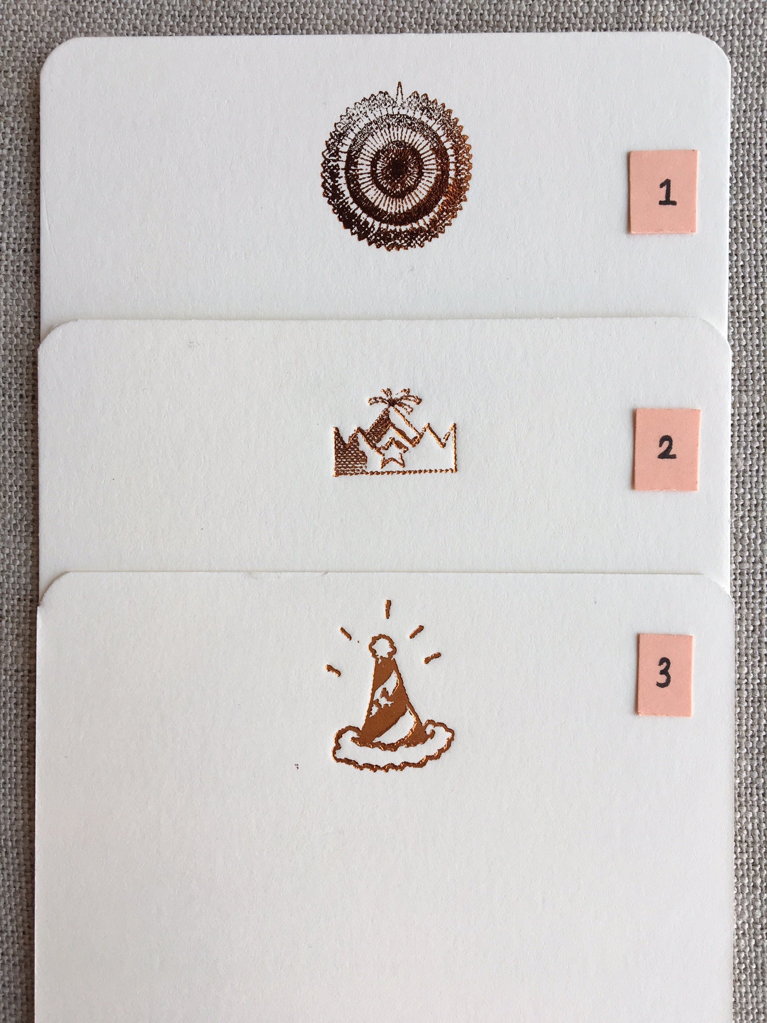 Foil-pressed Celebration Cards - PARCEL