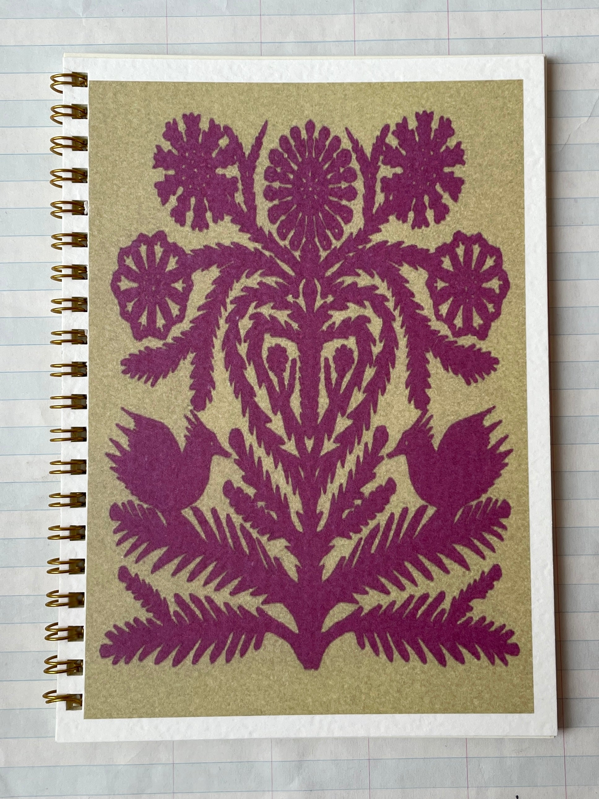 Papercut Flower Notebooks