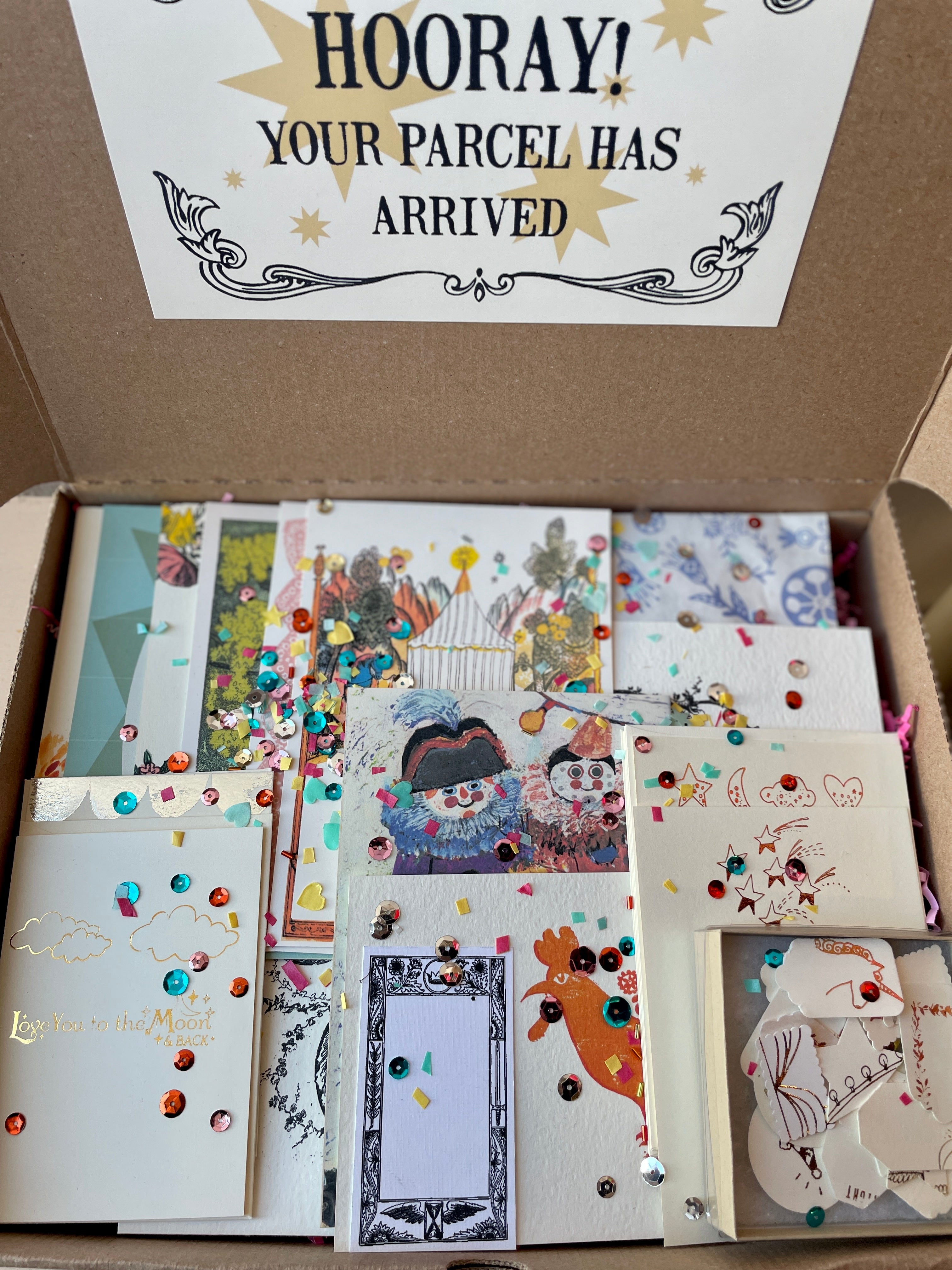 Parcel Paper Goods Subscription Box - Misfits, Oddballs and Happy Accidents