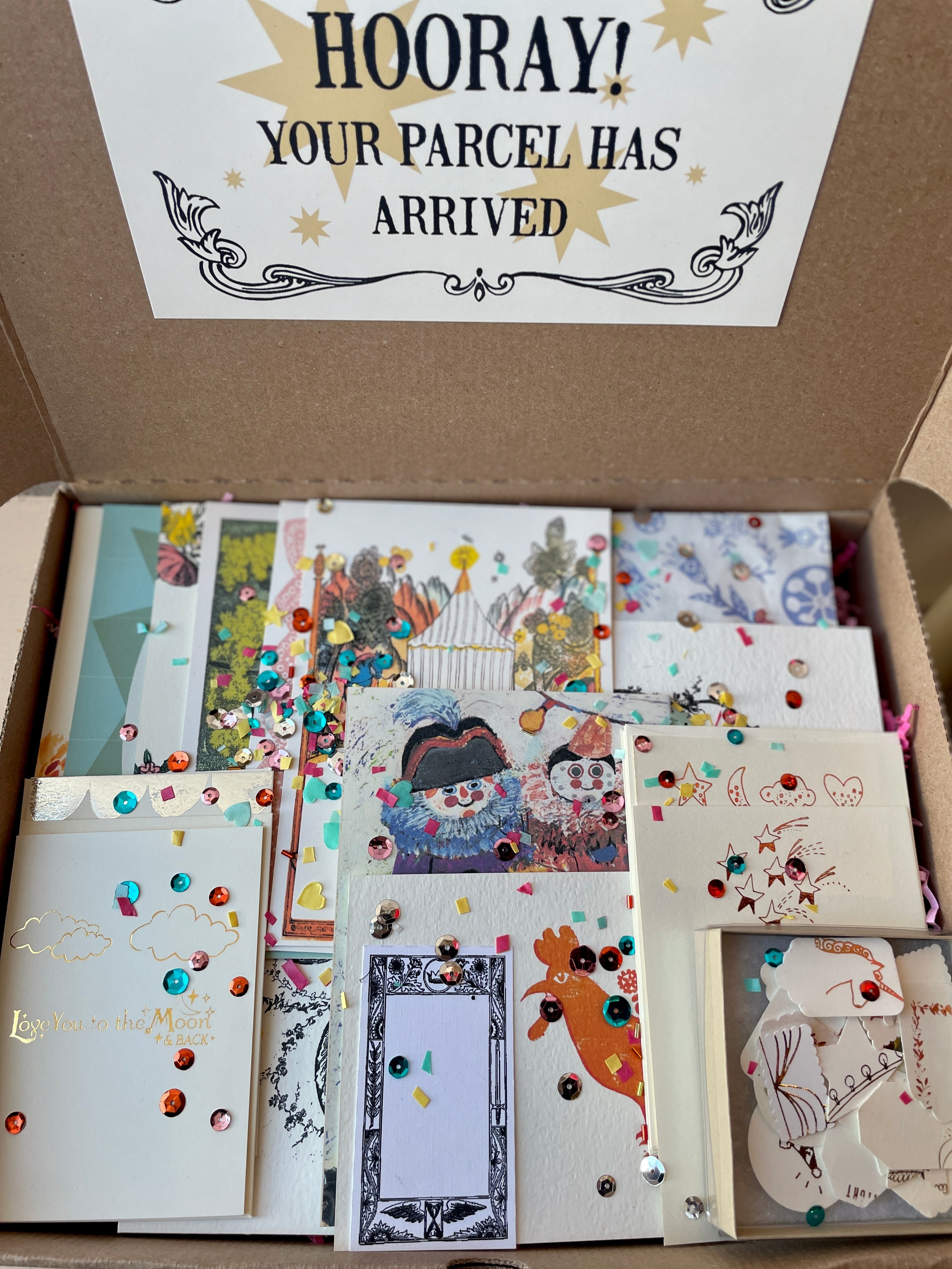 Parcel Paper Goods Subscription Box  - Misfits, Oddballs and Happy Accidents