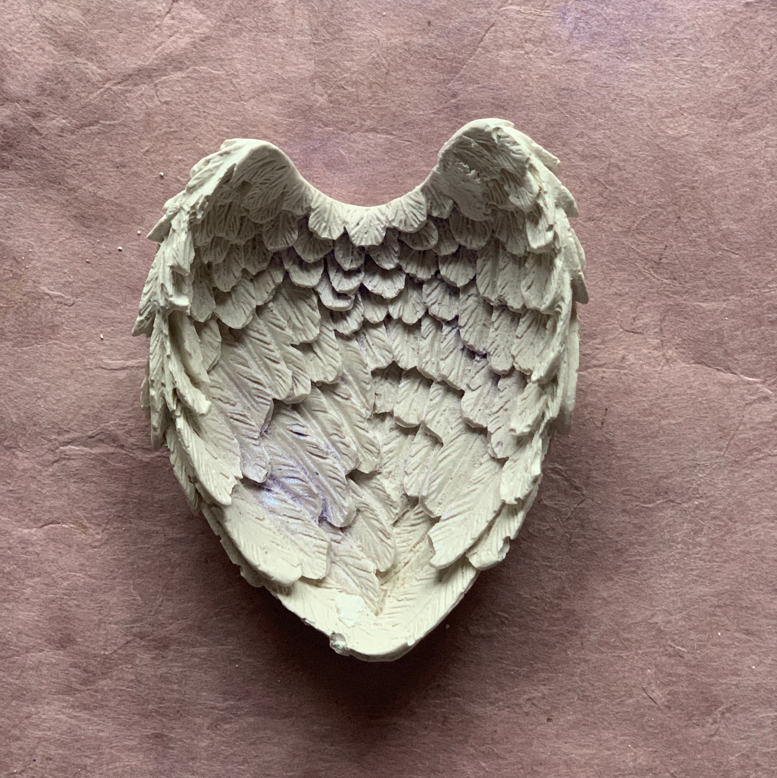 Feathered Wings Plaster Trinket/Soap Dish