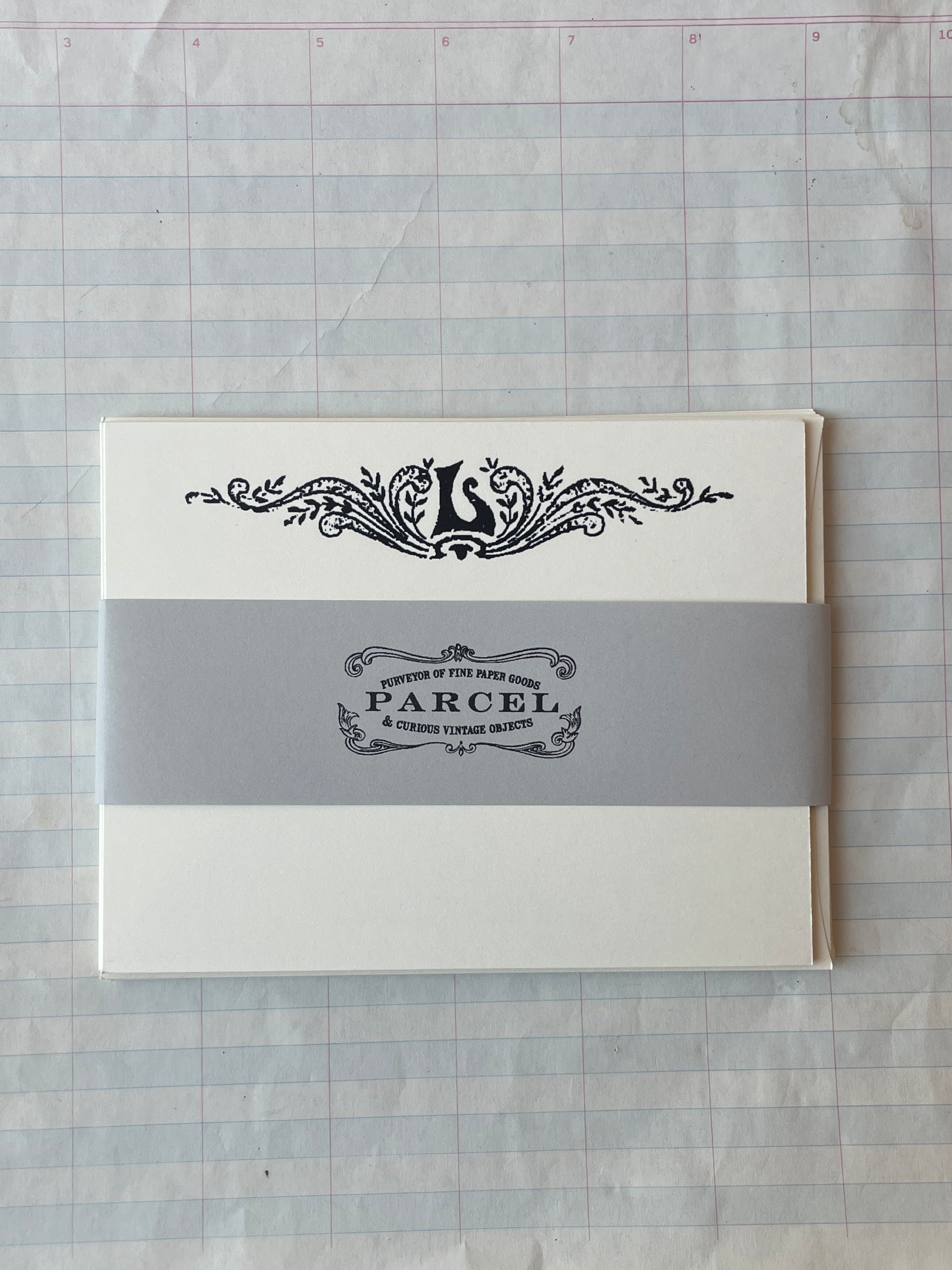 Nouveau Monogram Notecards