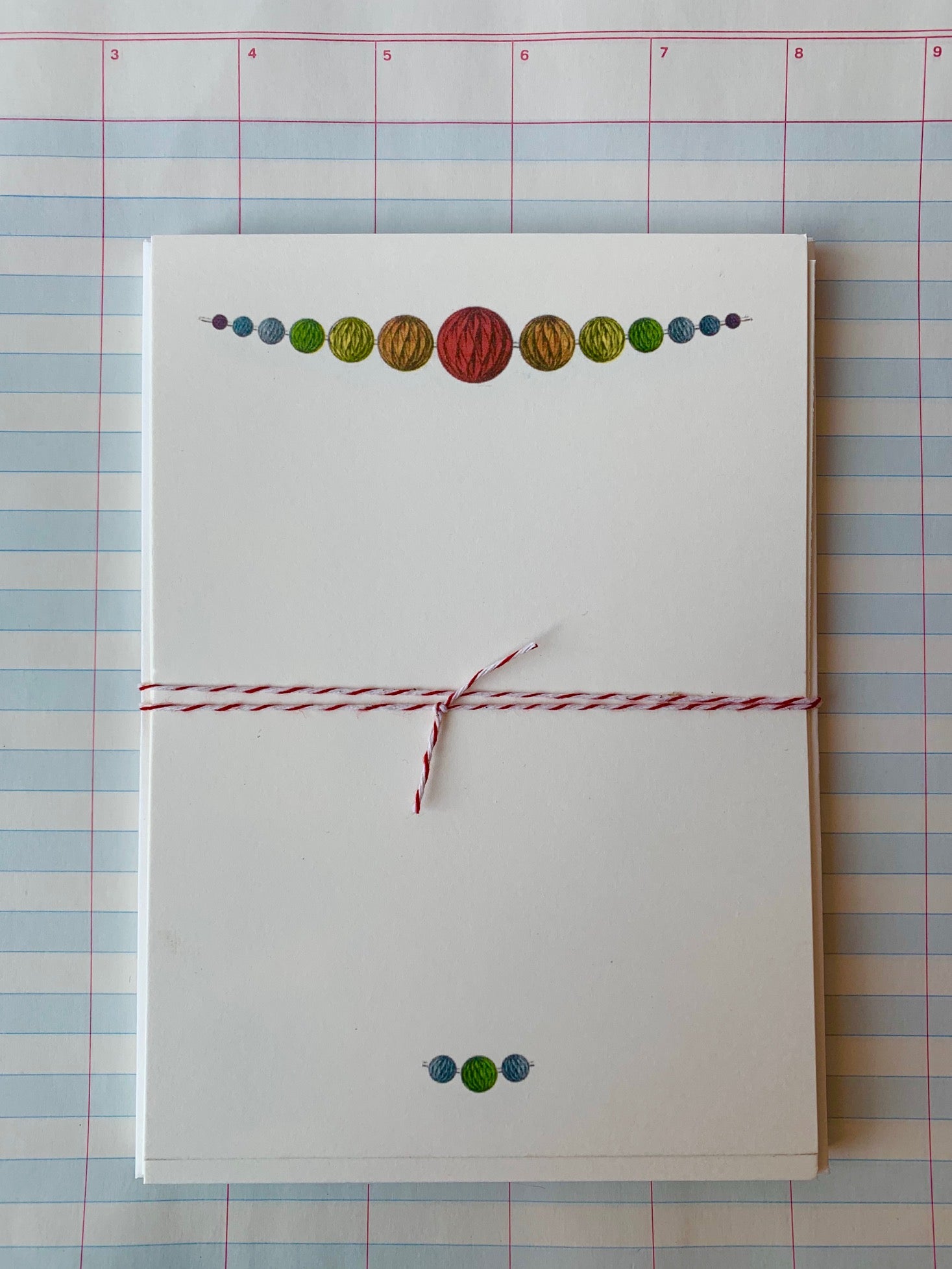 Honeycomb Ball Notecards - PARCEL