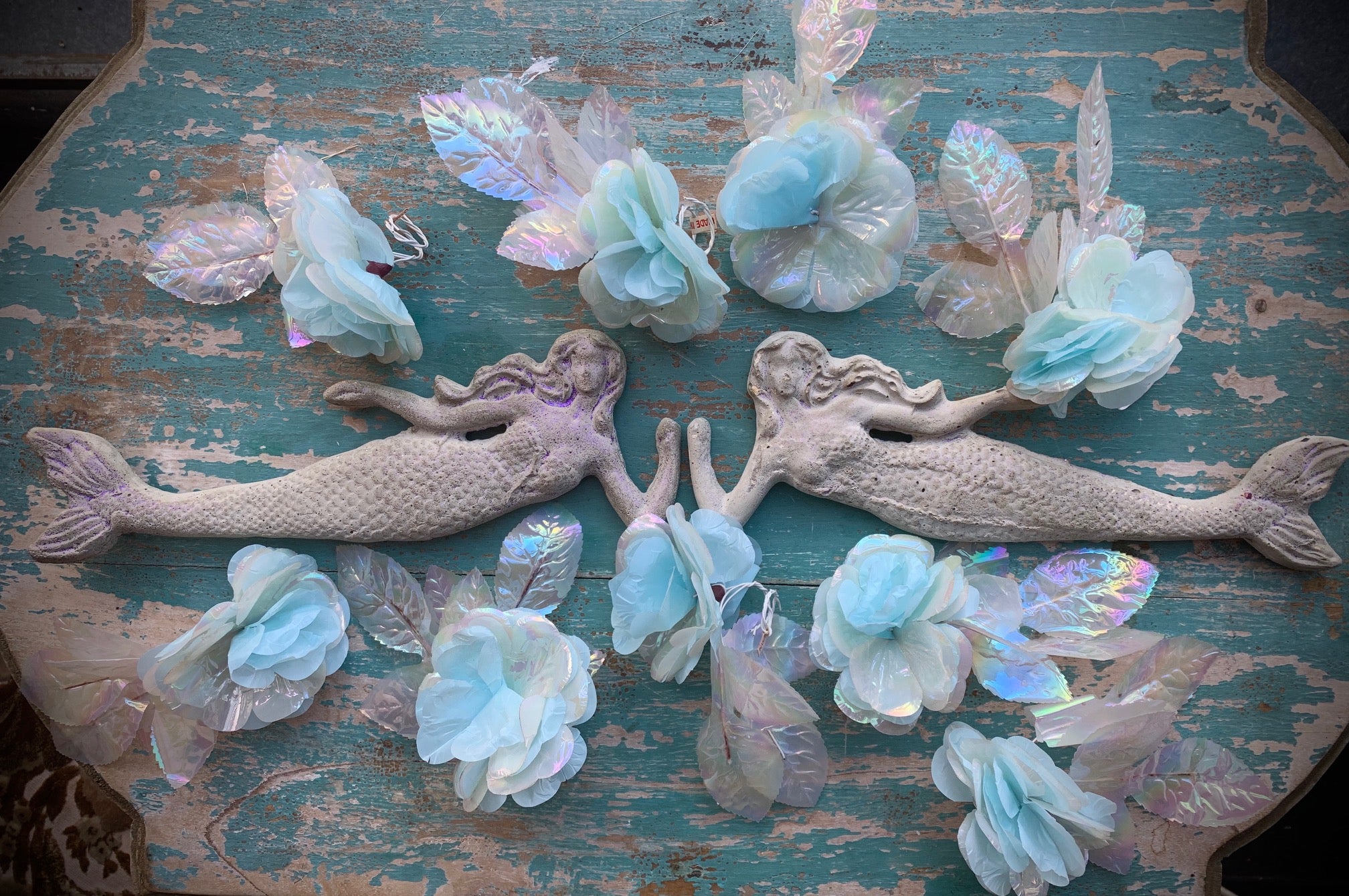 Concrete Mermaid Ornament - PARCEL