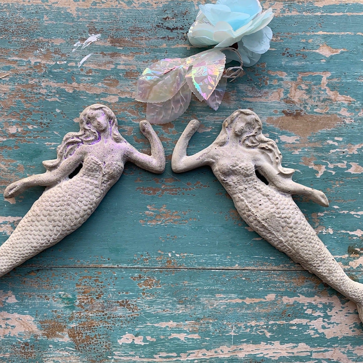 Concrete Mermaid Ornament - PARCEL