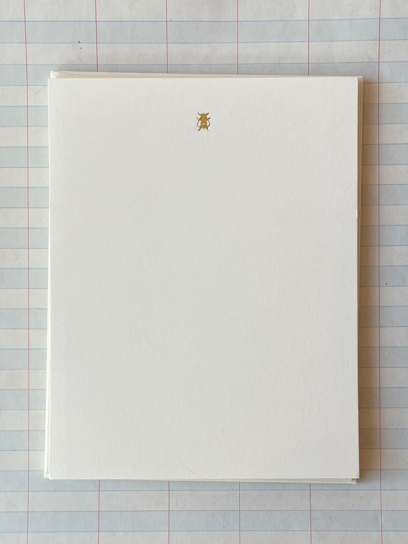Tiny Fly Foil-pressed Notecards