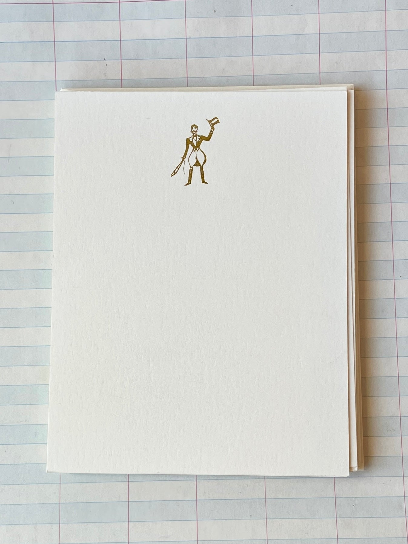 Ring Master Foil Pressed Stationery