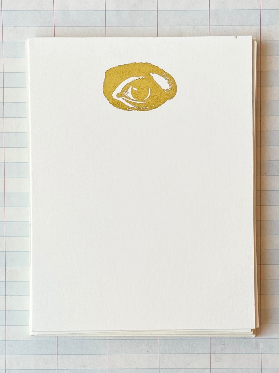 Eye Foil Pressed Stationery