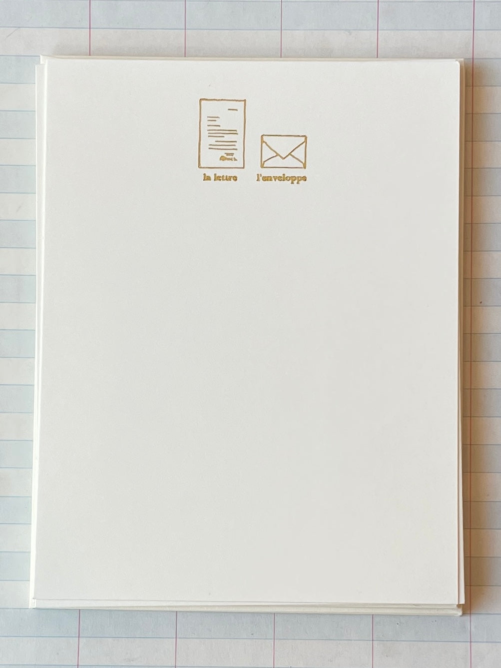 La Lettre Foil Pressed Stationery