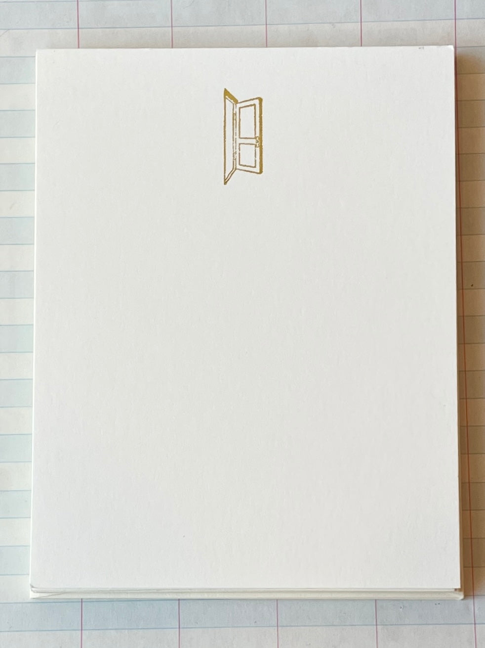 Open Door Foil Pressed Stationery