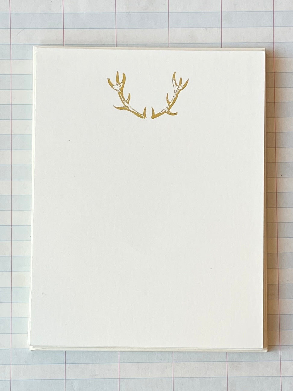 Antler Foil Pressed Stationery