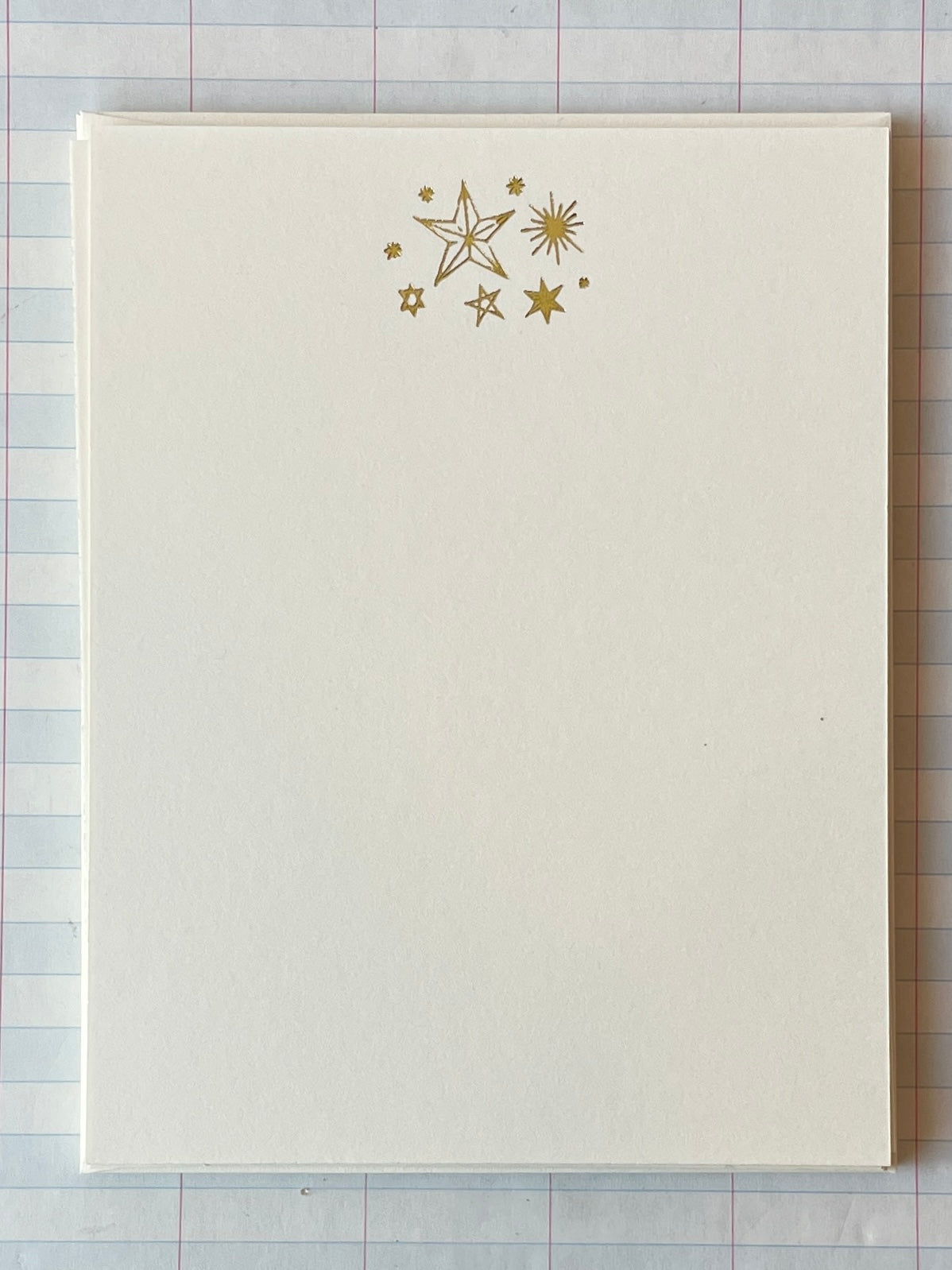 Cluster of Stars Foil Pressed Stationery