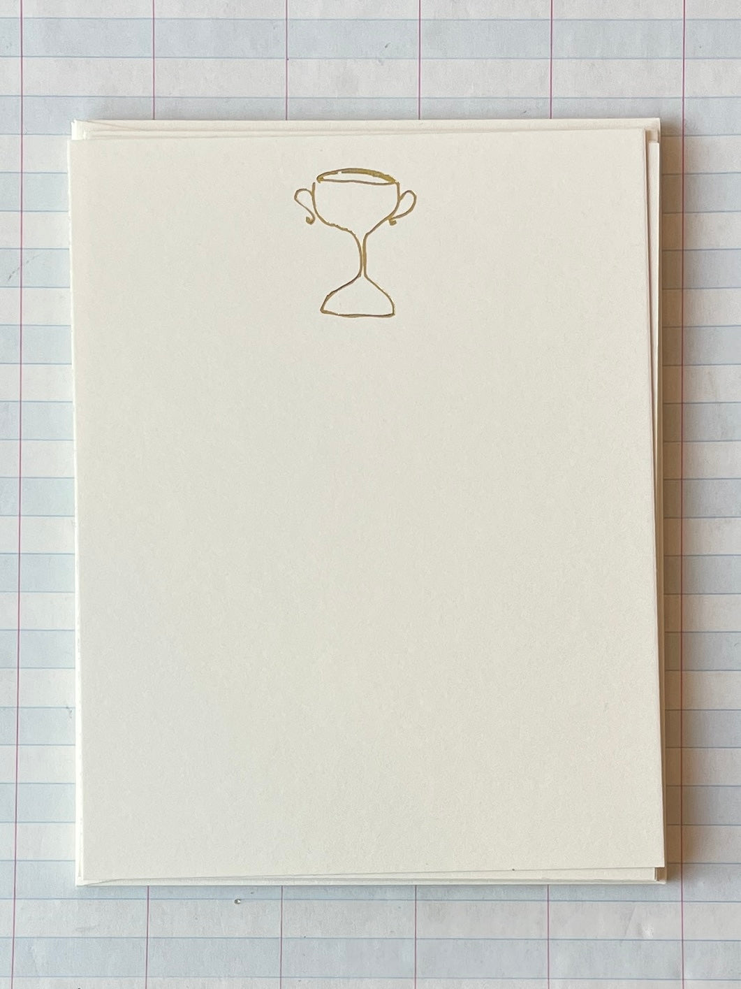 Trophy Foil Pressed Stationery