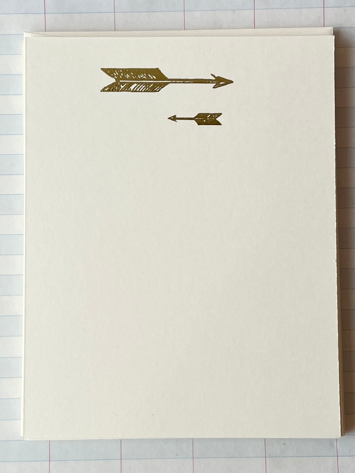 Arrows Foil Pressed Stationery