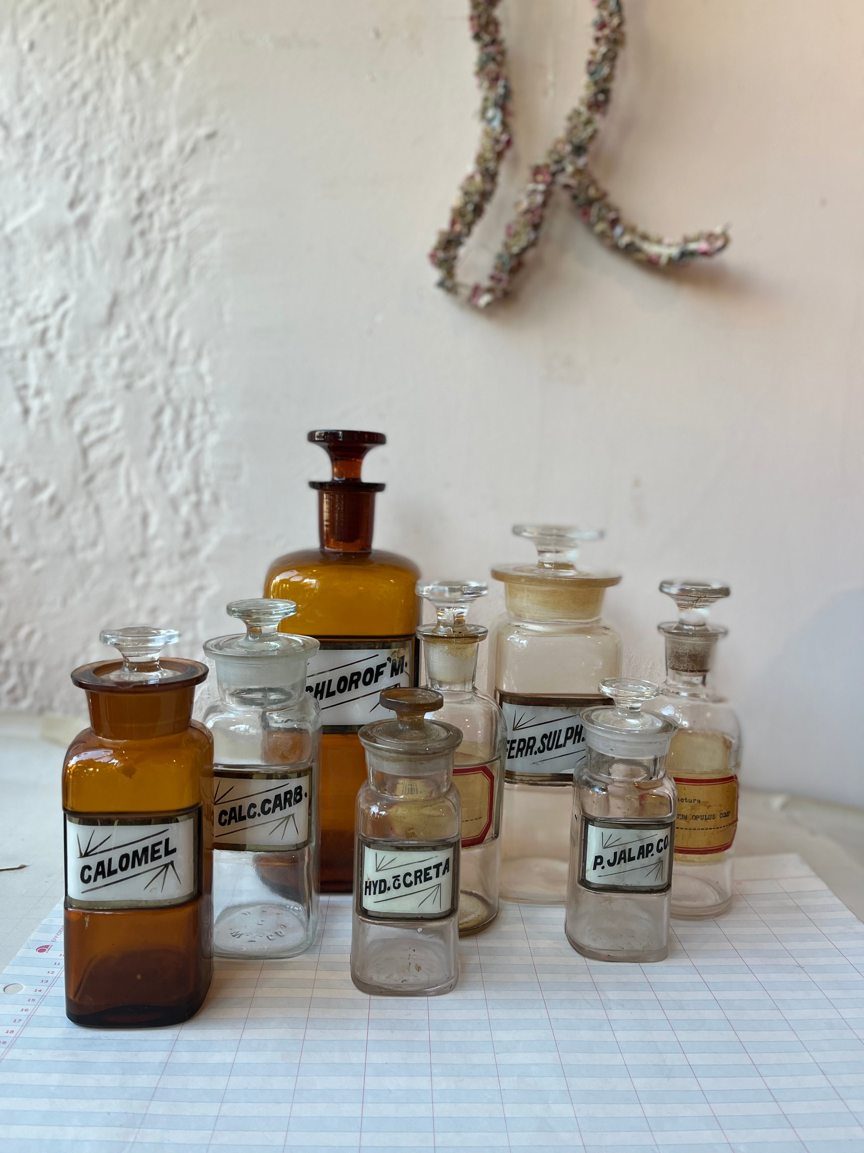 Antique Apothecary Bottles