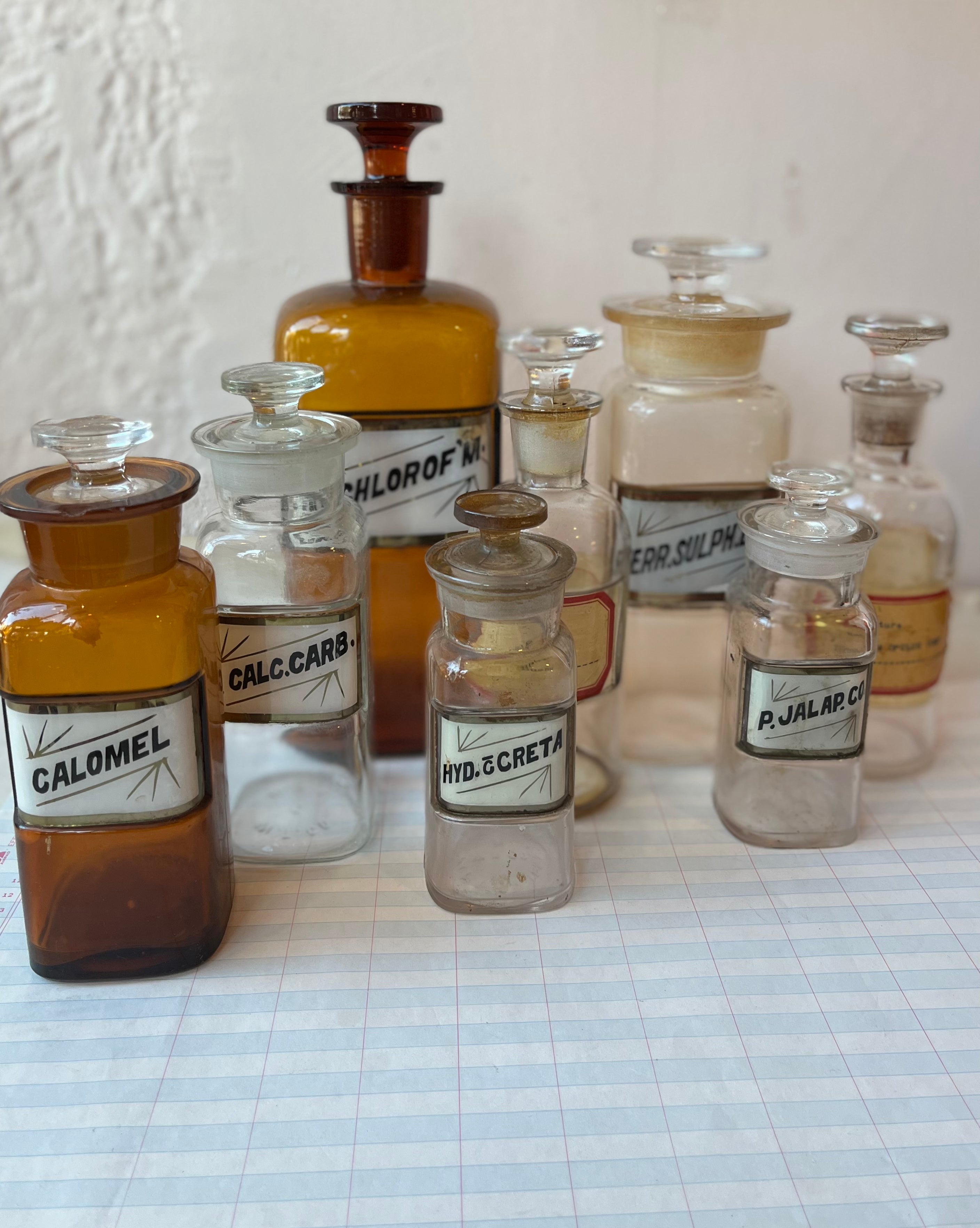 Antique Apothecary Bottles