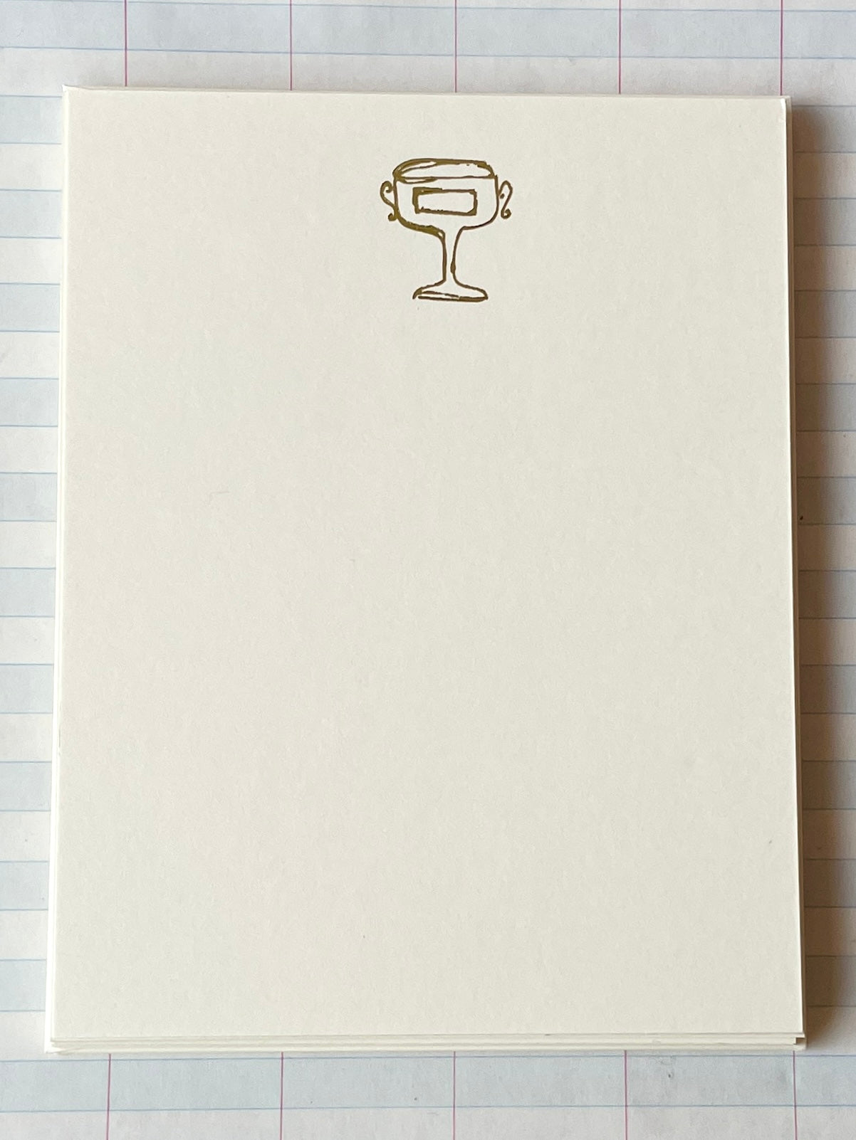 Tiny Trophy Foil Pressed Stationery