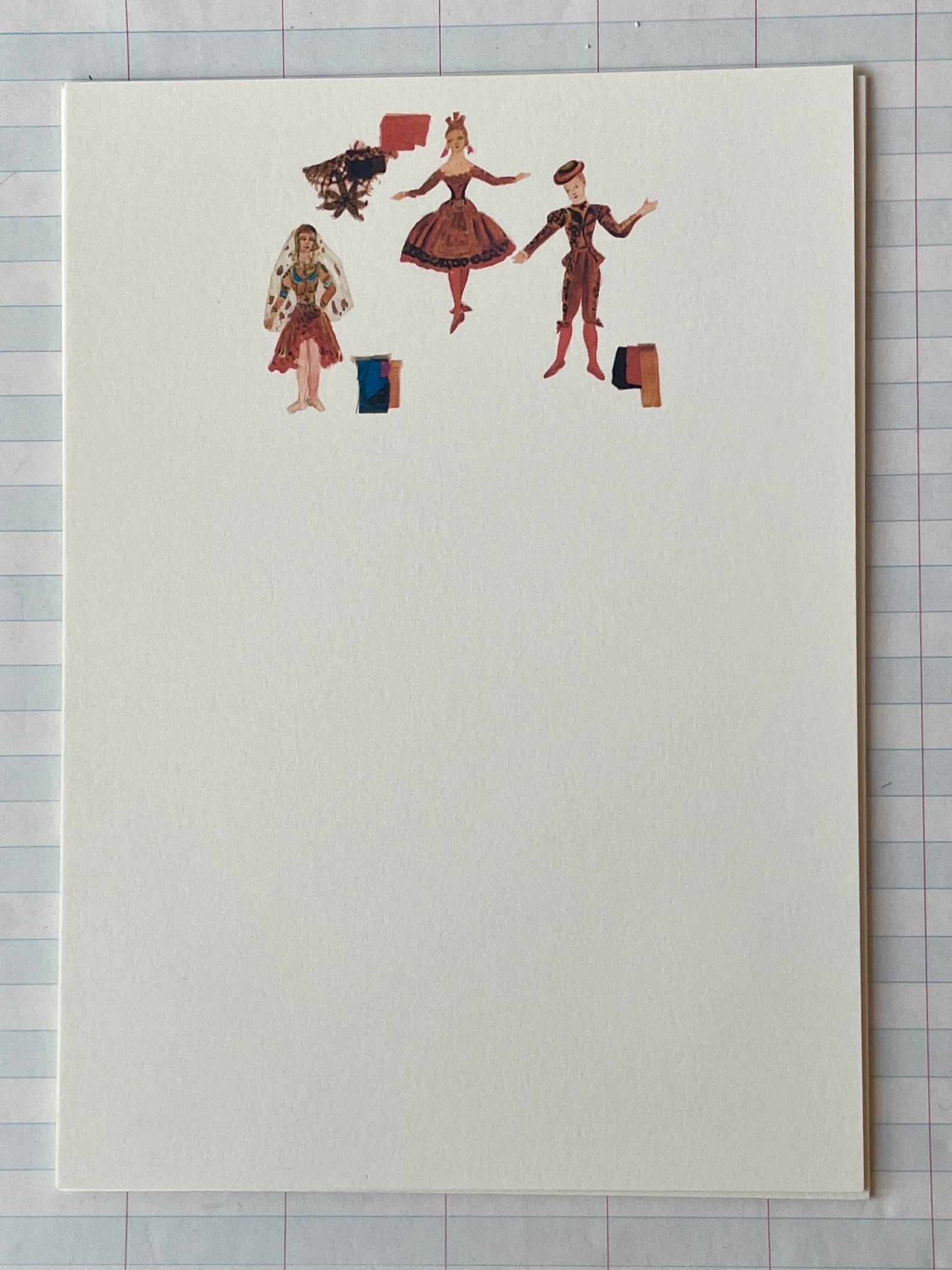 Theatrical Performers Notecards
