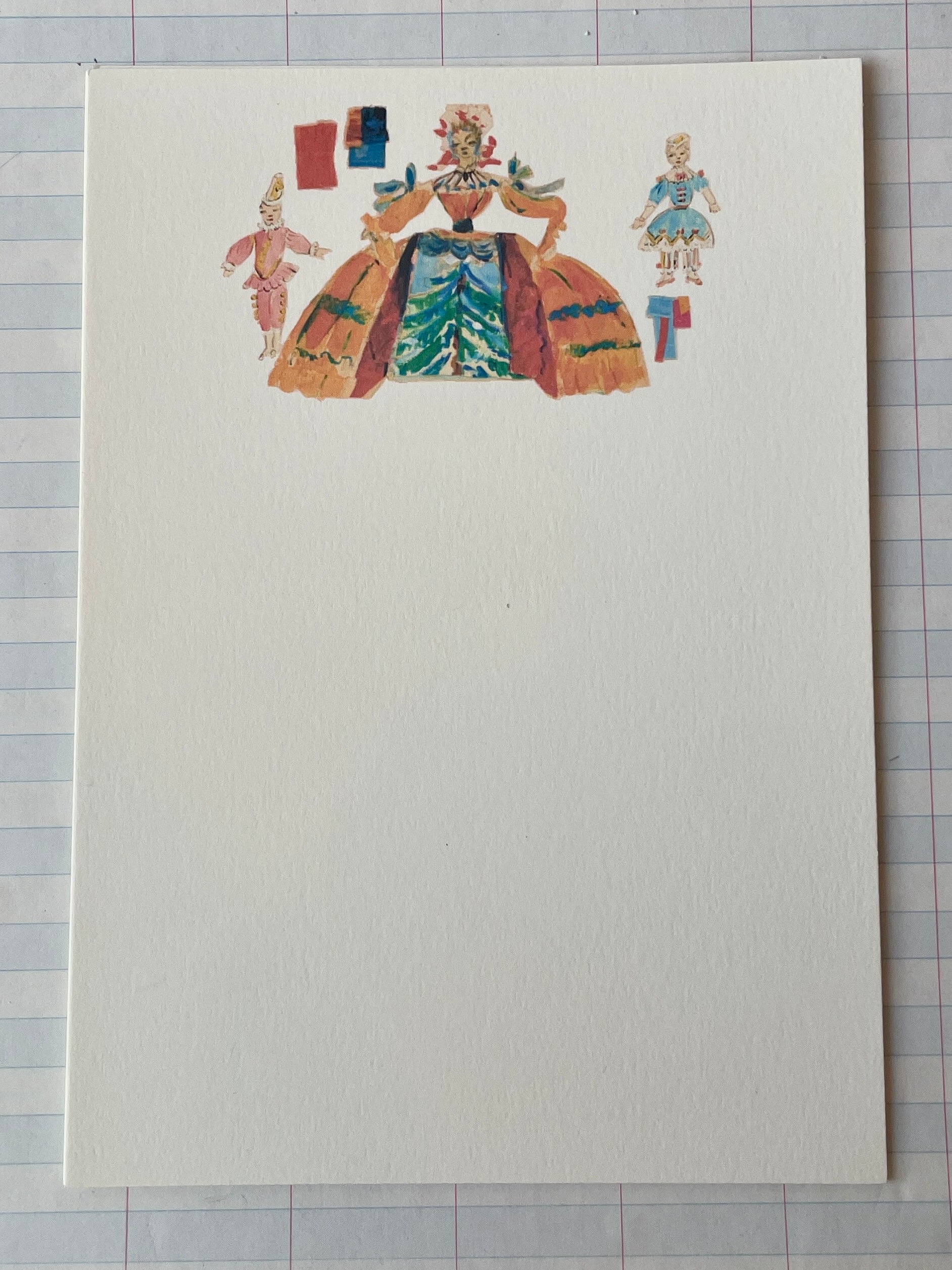 Theatrical Performers Notecards