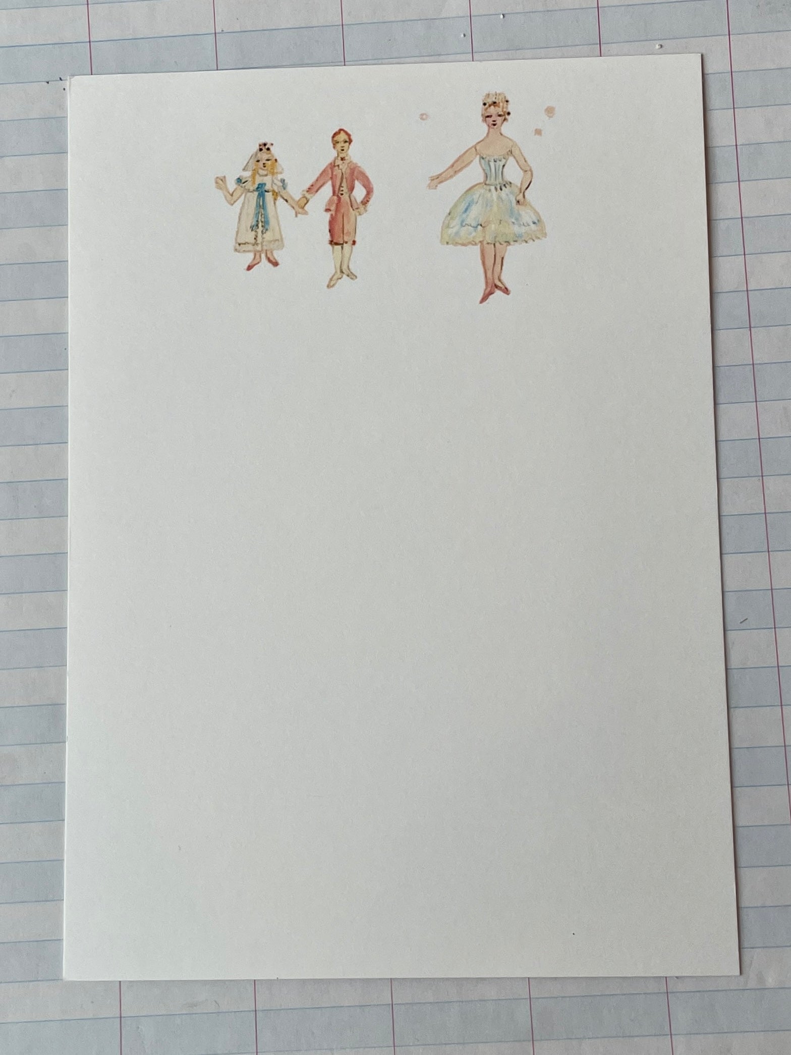 Theatrical Performers Notecards
