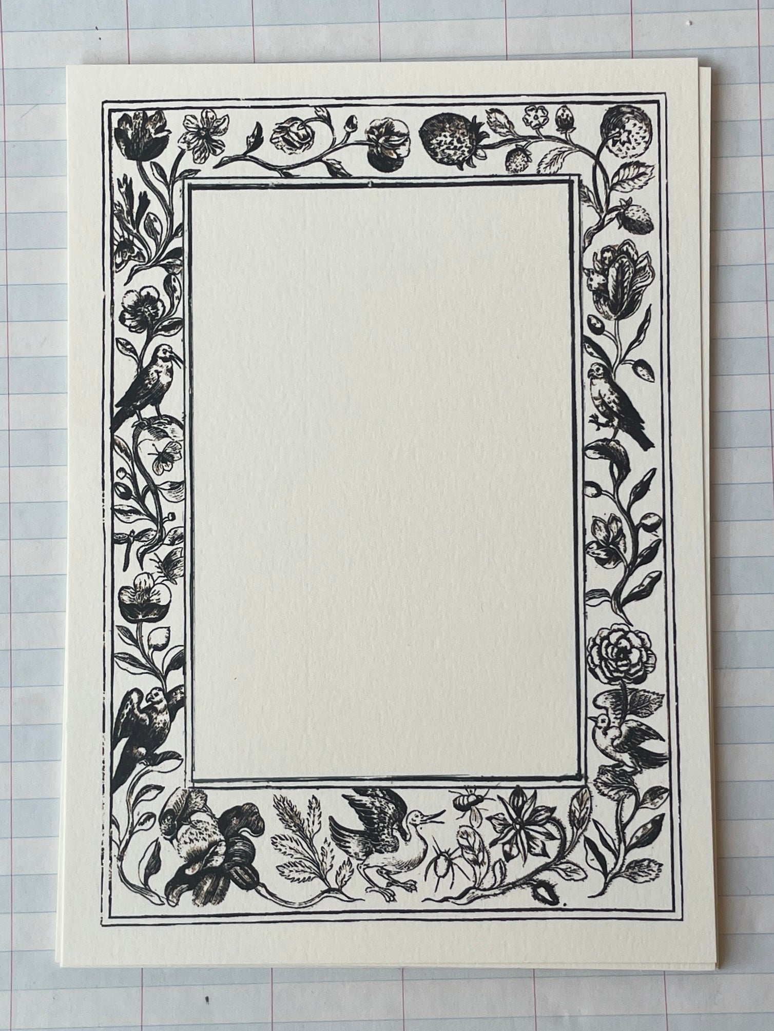 Naturalist Frames Printed Stationery