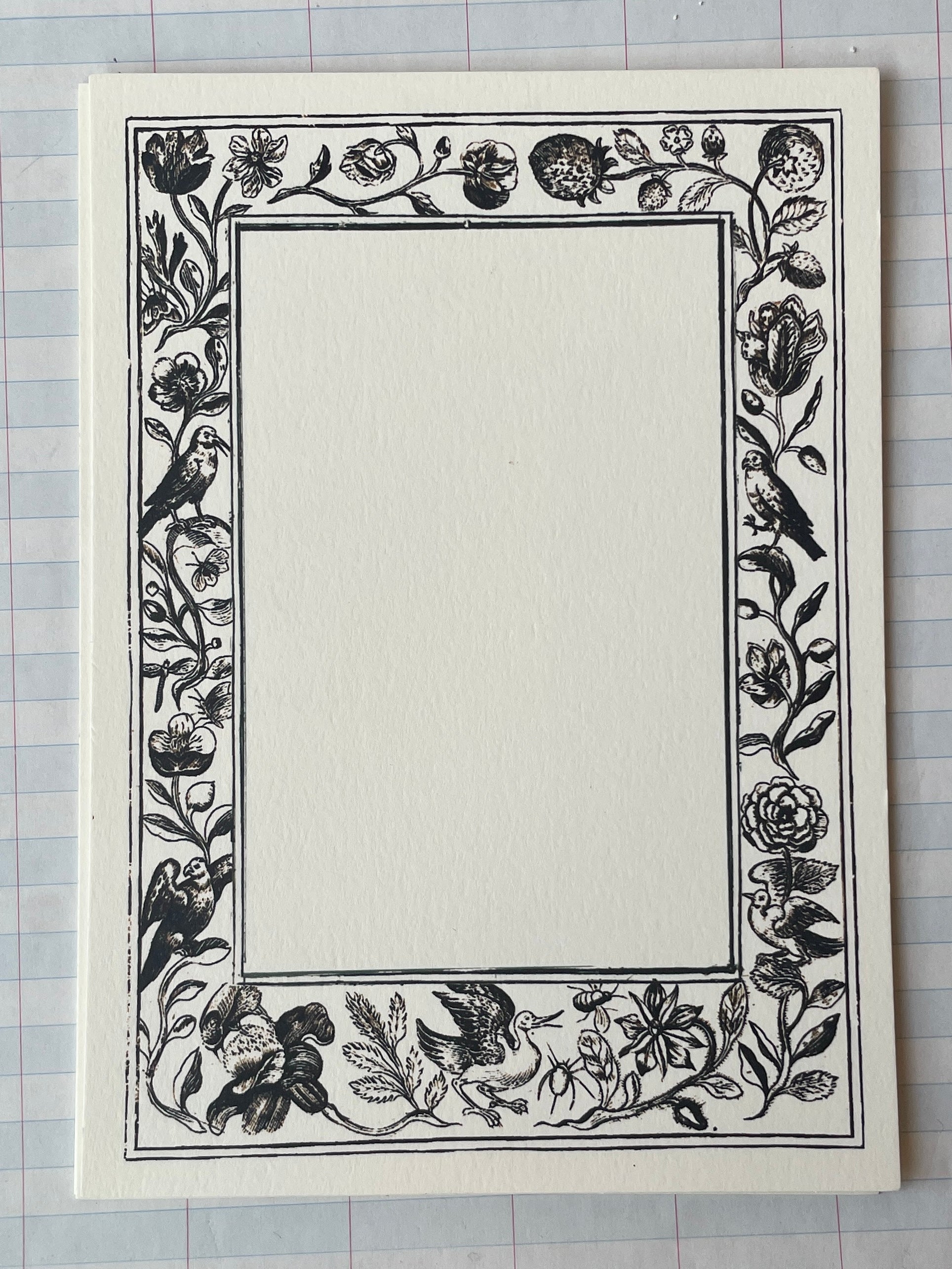 Naturalist Frames Printed Stationery