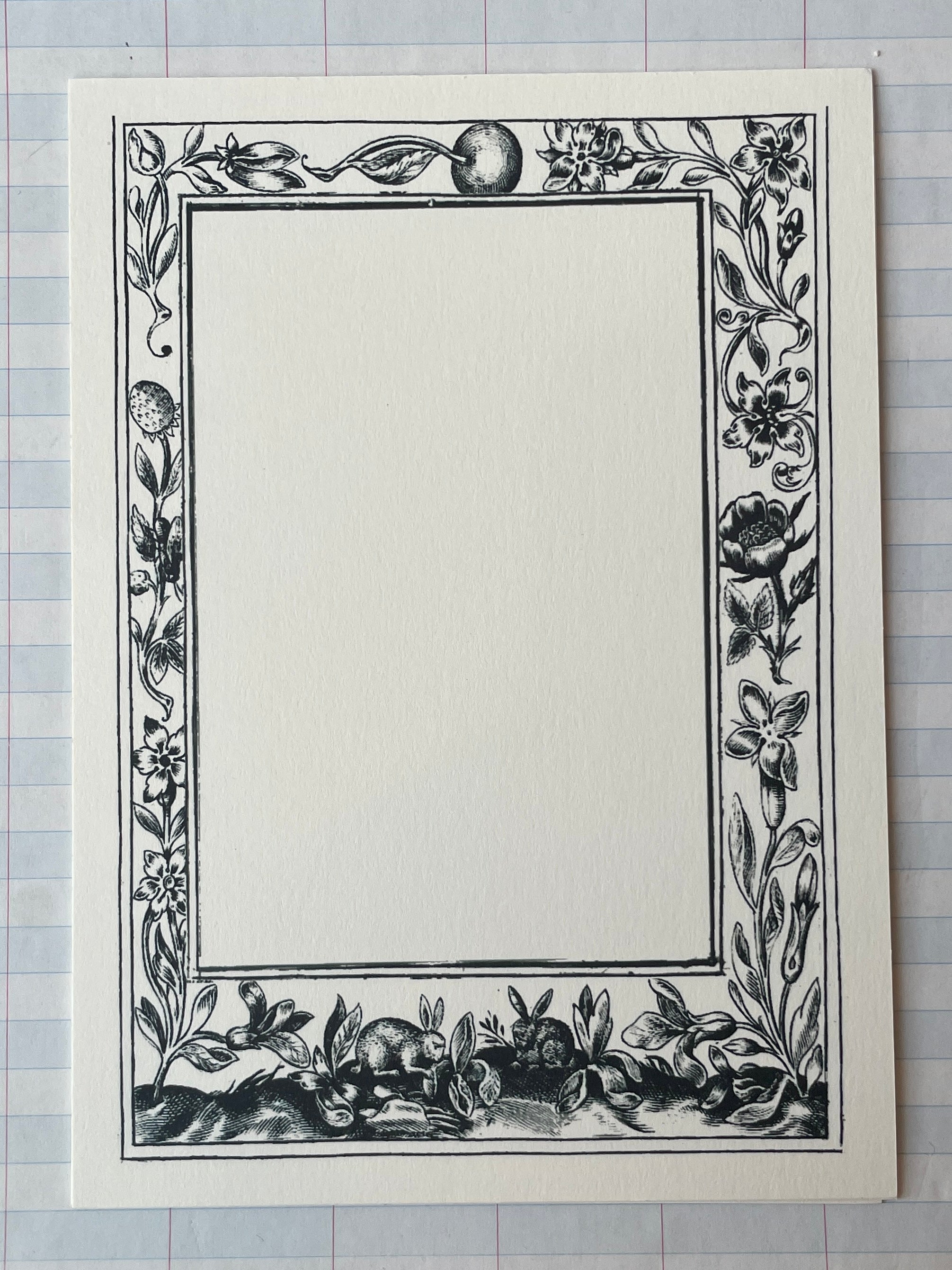 Naturalist Frames Printed Stationery