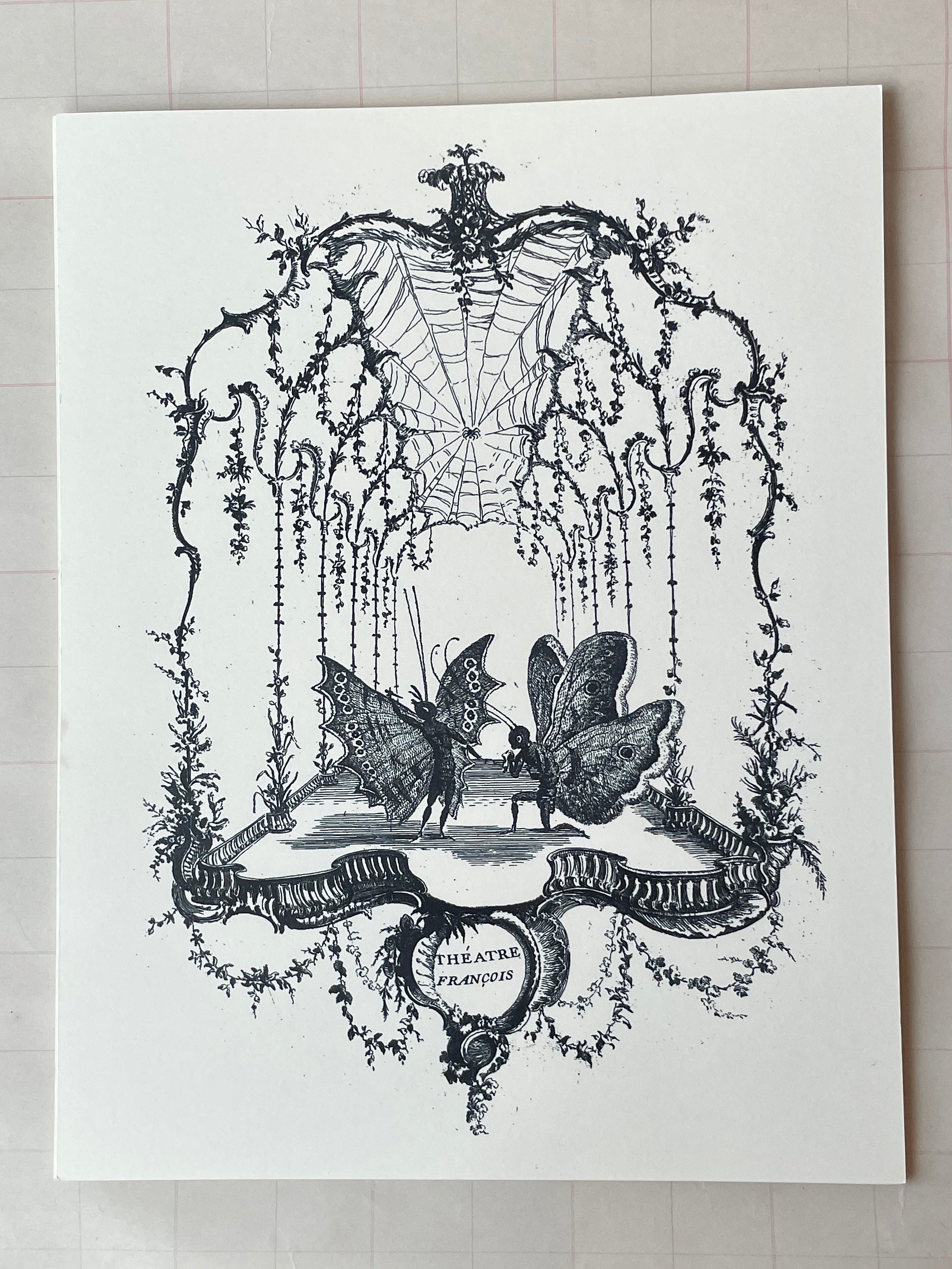 Theatre Francois Moth Art Print