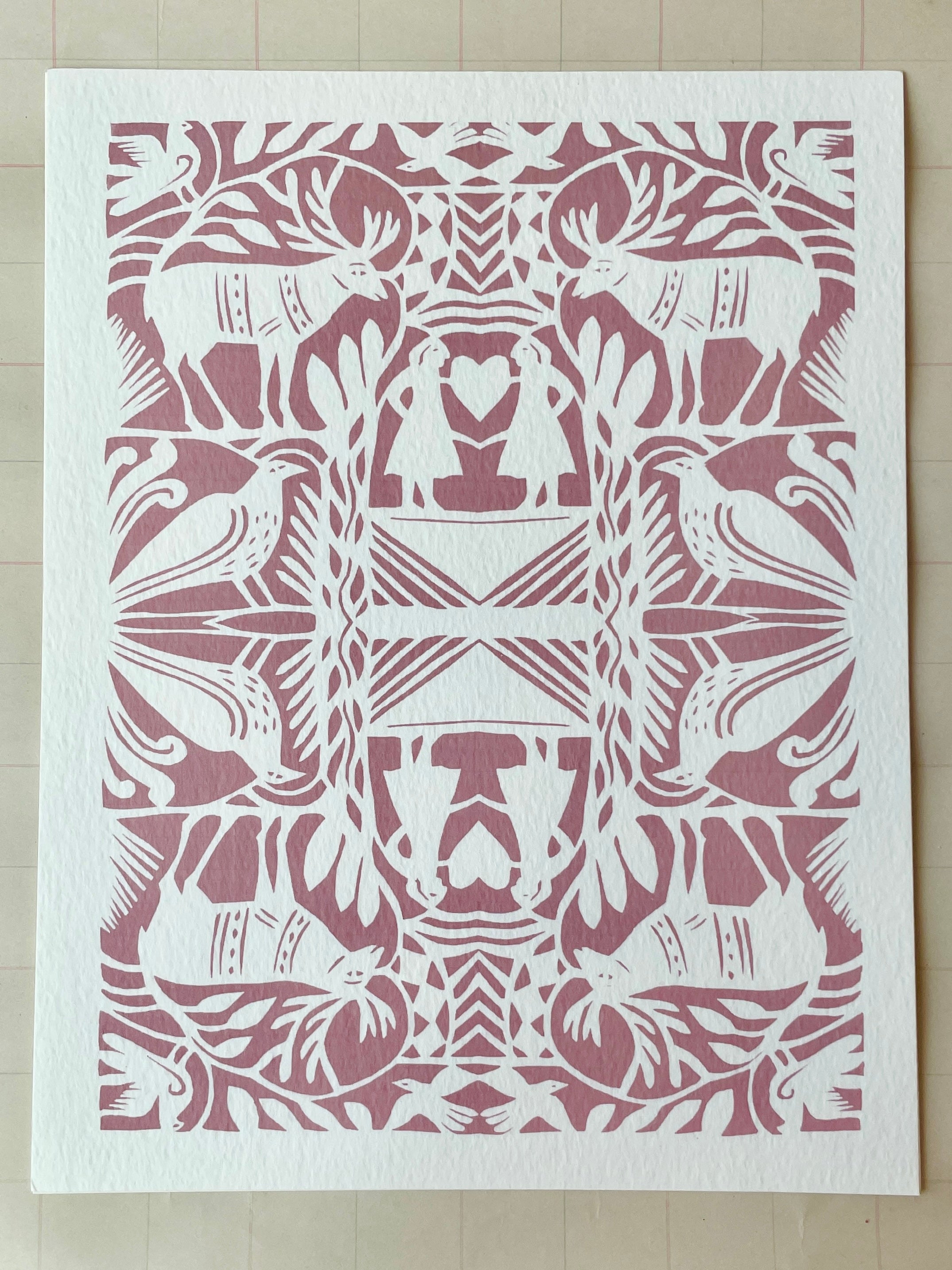 Papercut Mirror Image