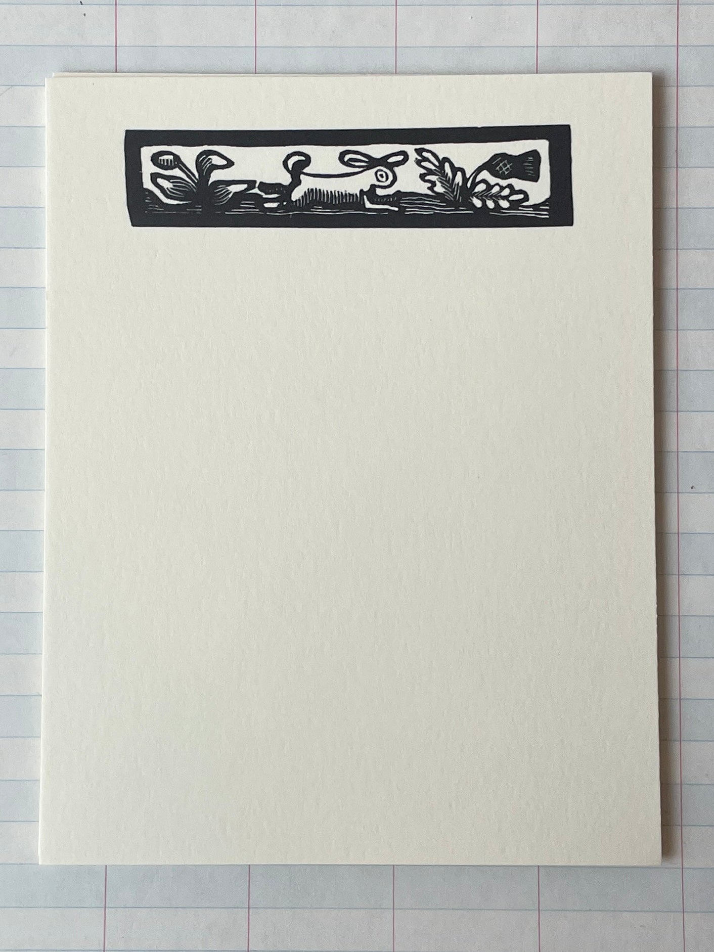 Quaint Woodcut Notecards