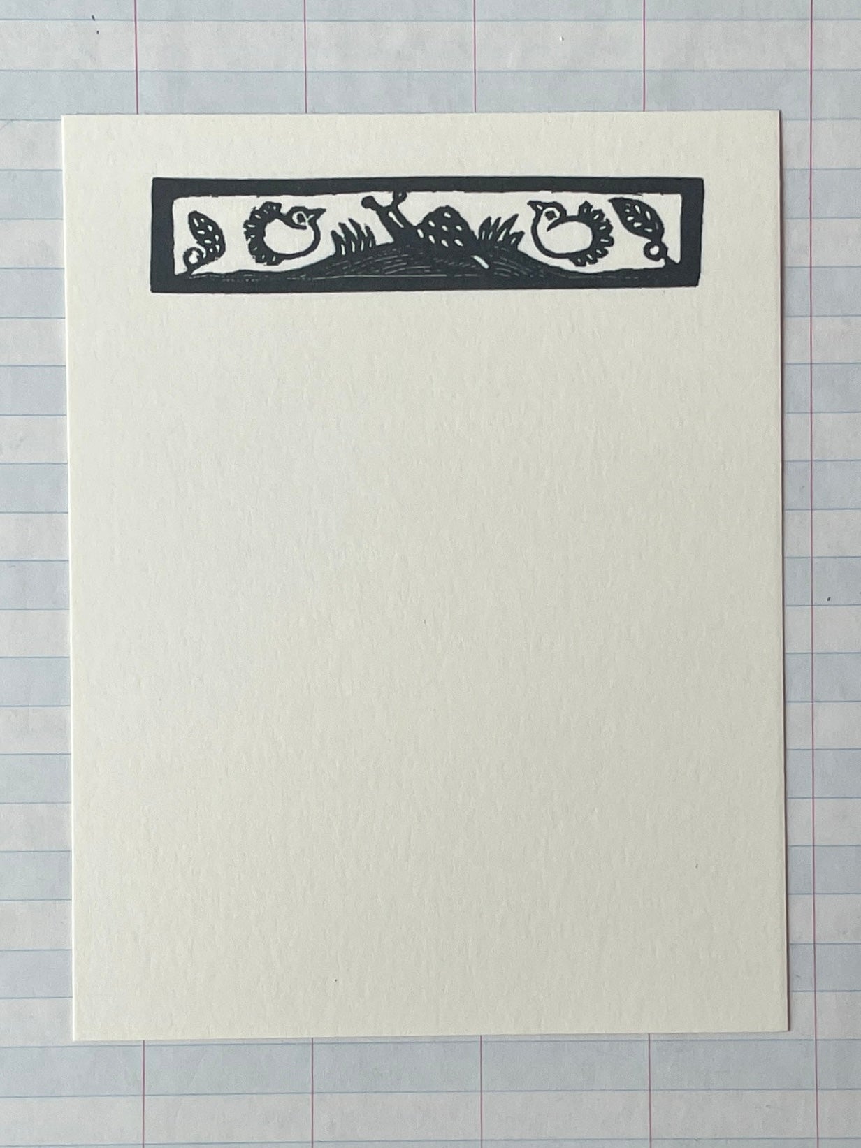 Quaint Woodcut Notecards