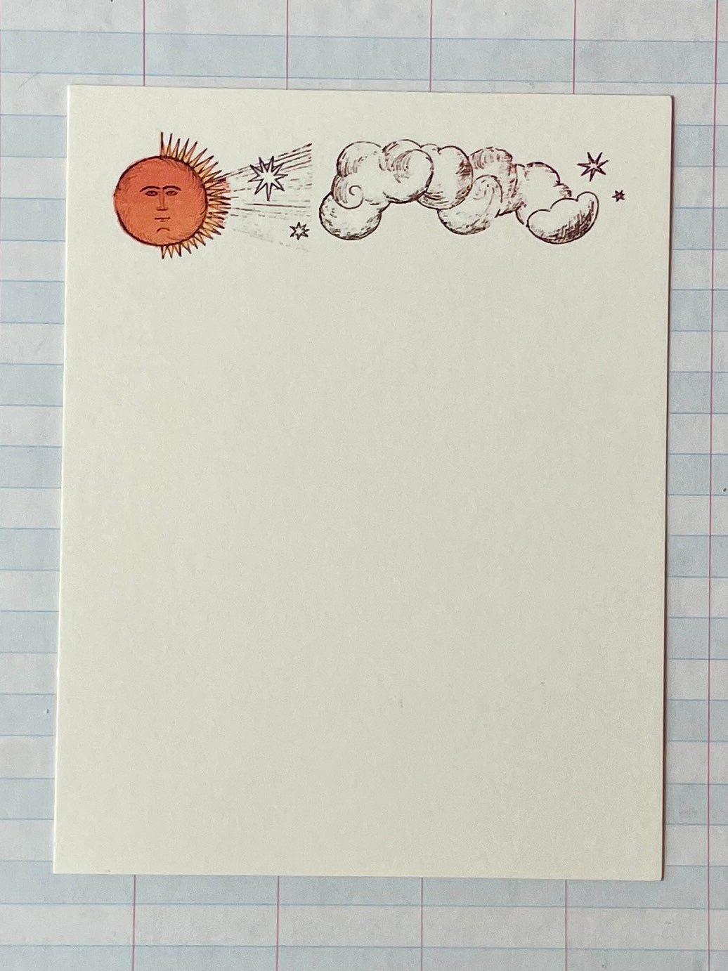 Sun Facing Clouds Notecards
