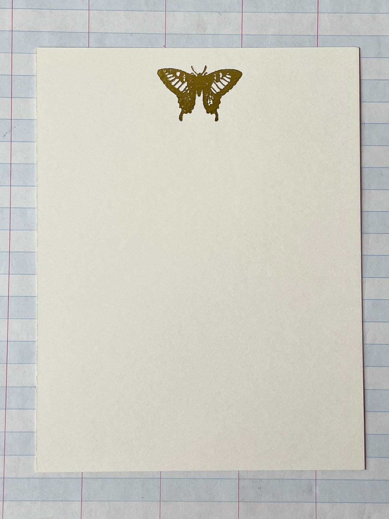 Foil Pressed Butterfly Card - PARCEL