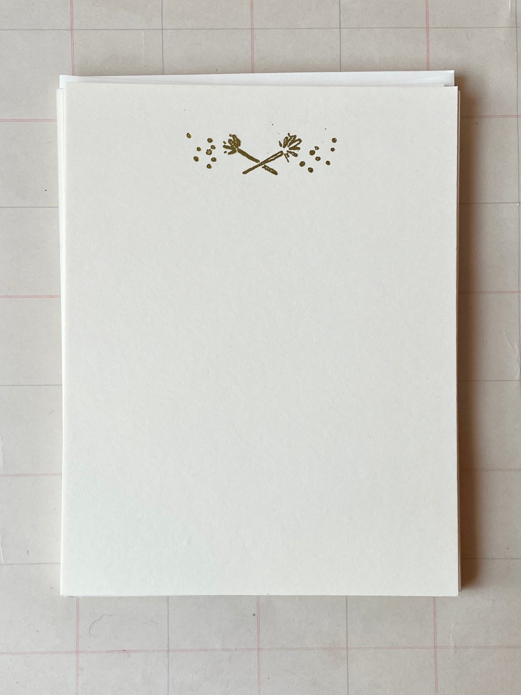 Sparklers Foil Pressed Stationery