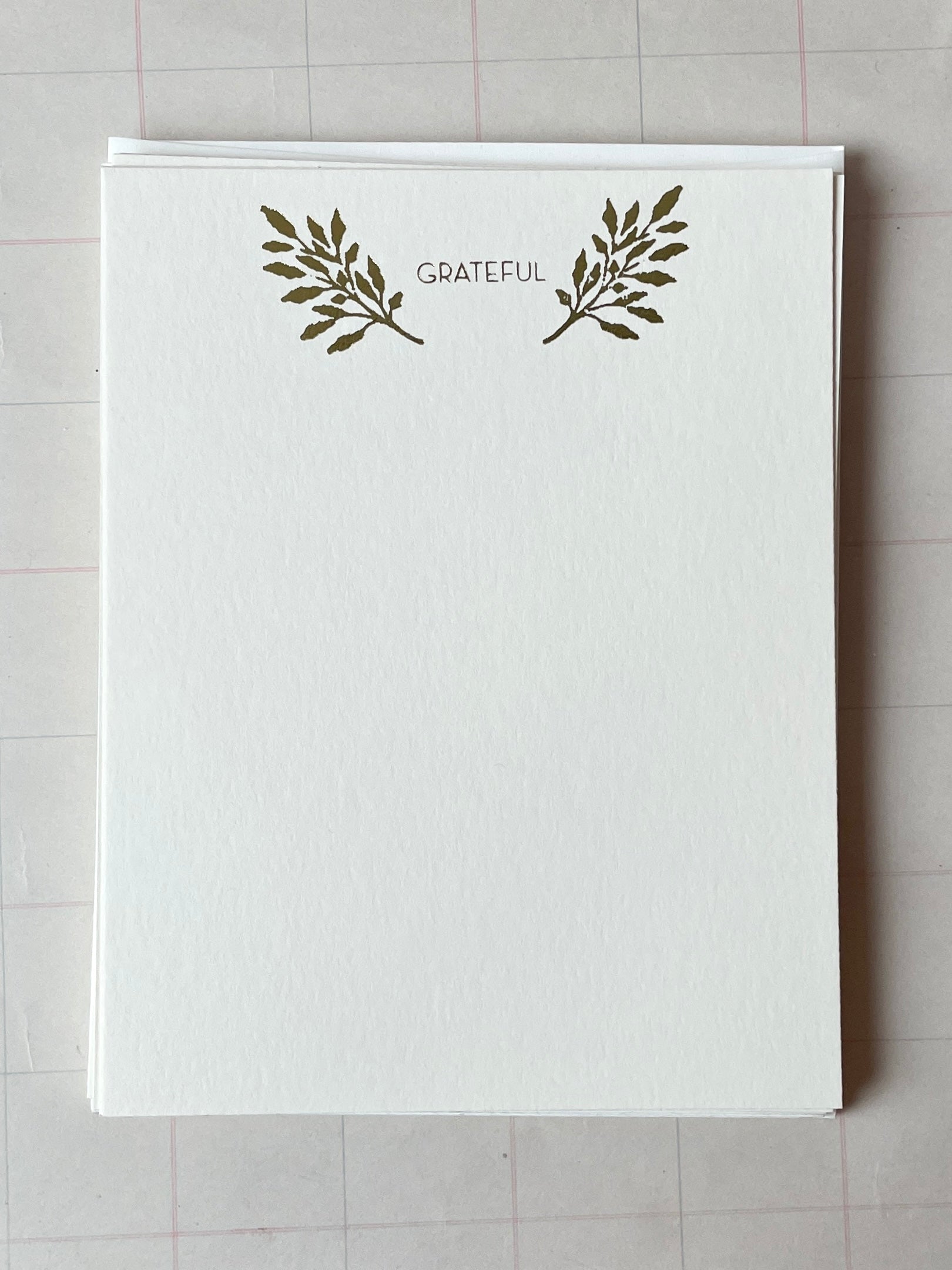 "Grateful" Thank You Stationery Set - PARCEL