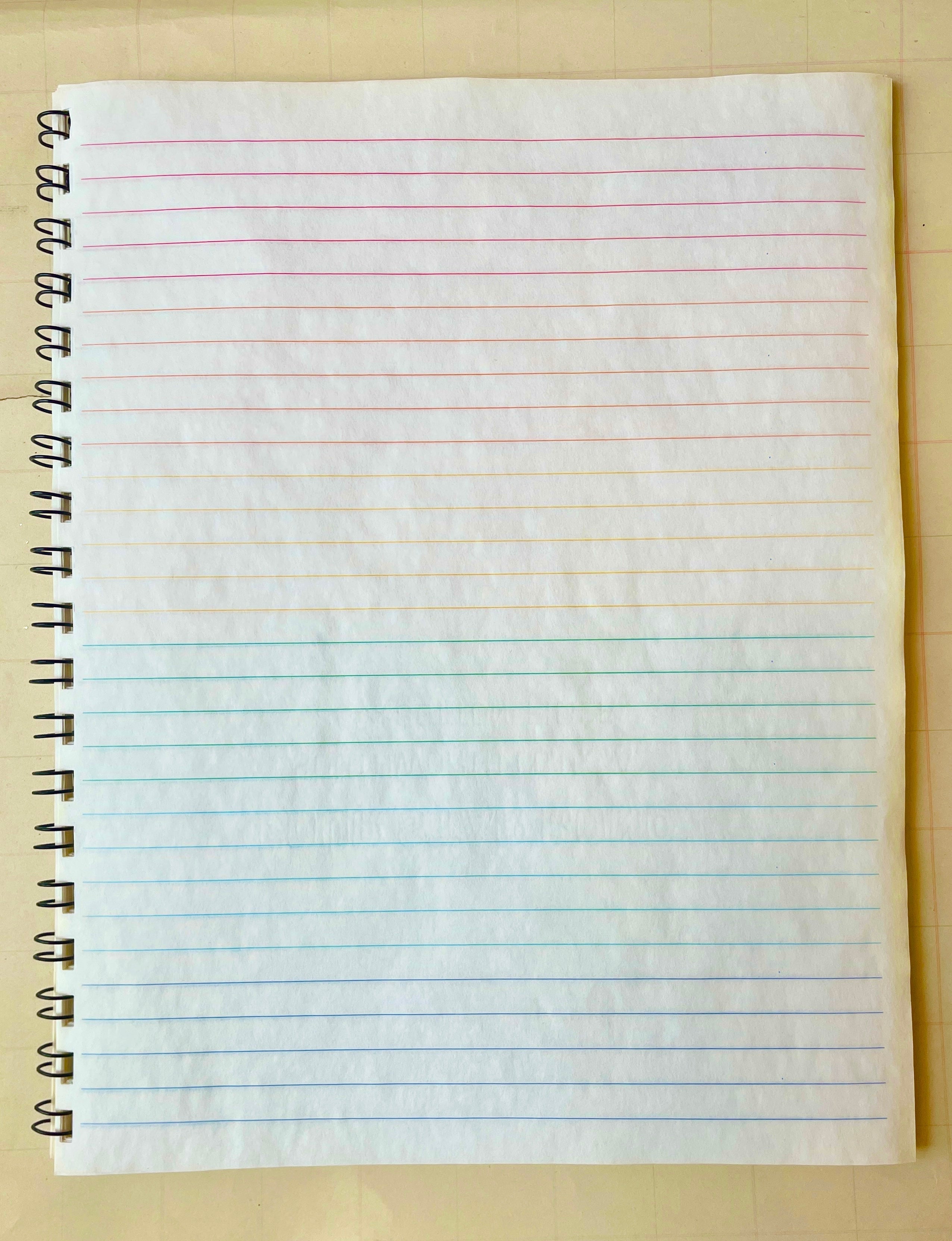 Color Spectrum Notebook
