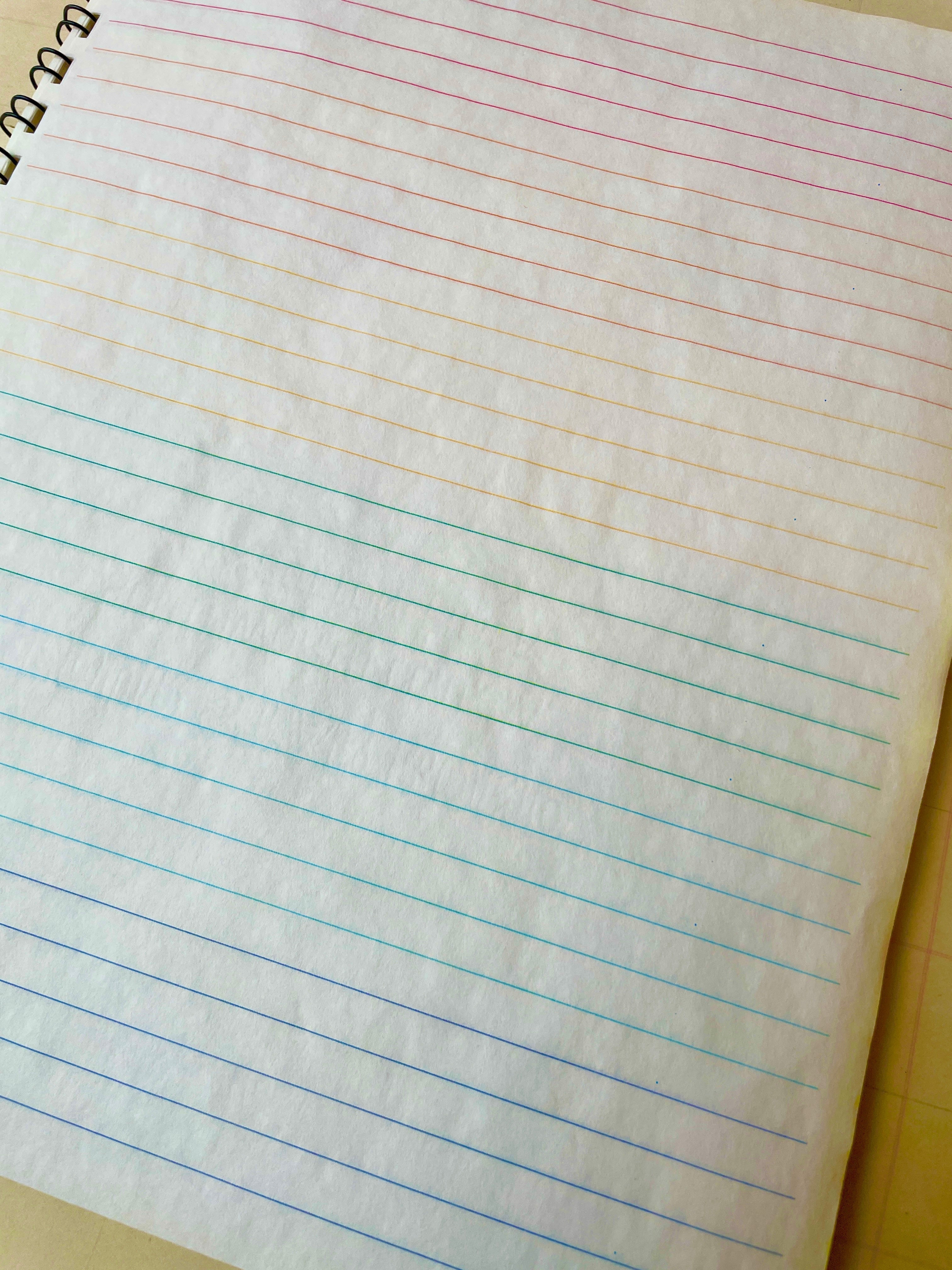 Color Spectrum Notebook