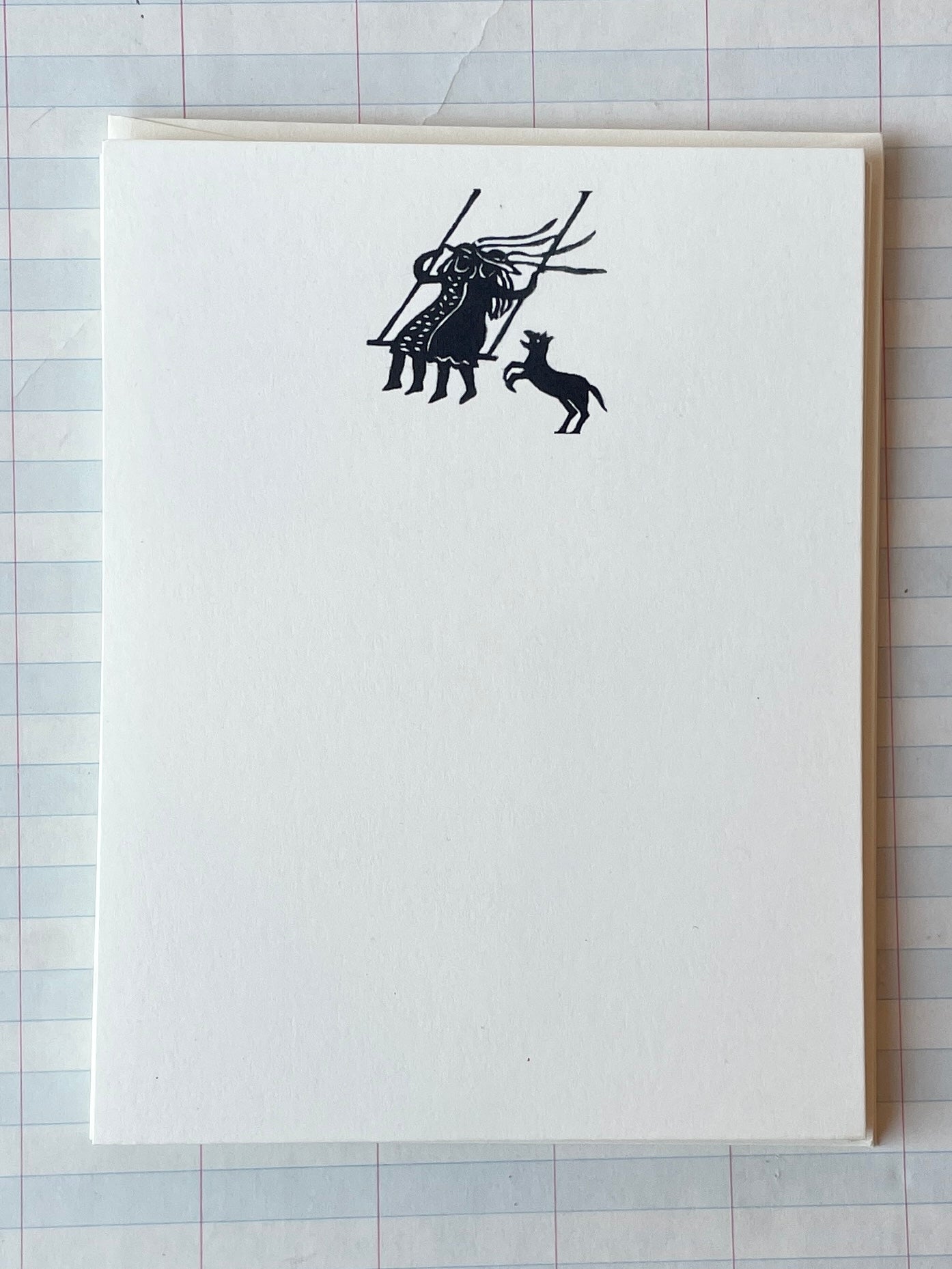 Swinging Girls Notecards